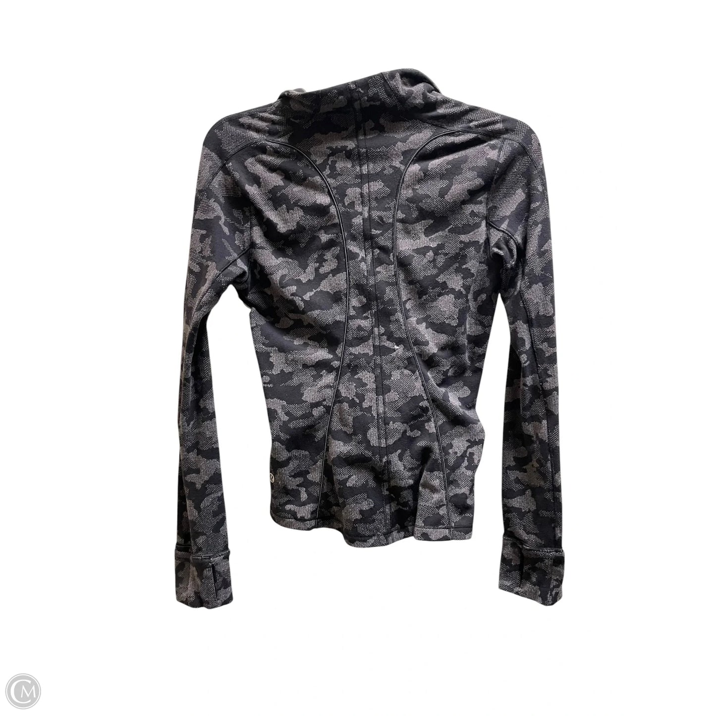 Athletic Jacket By Lululemon In Camouflage Print, Size: 6