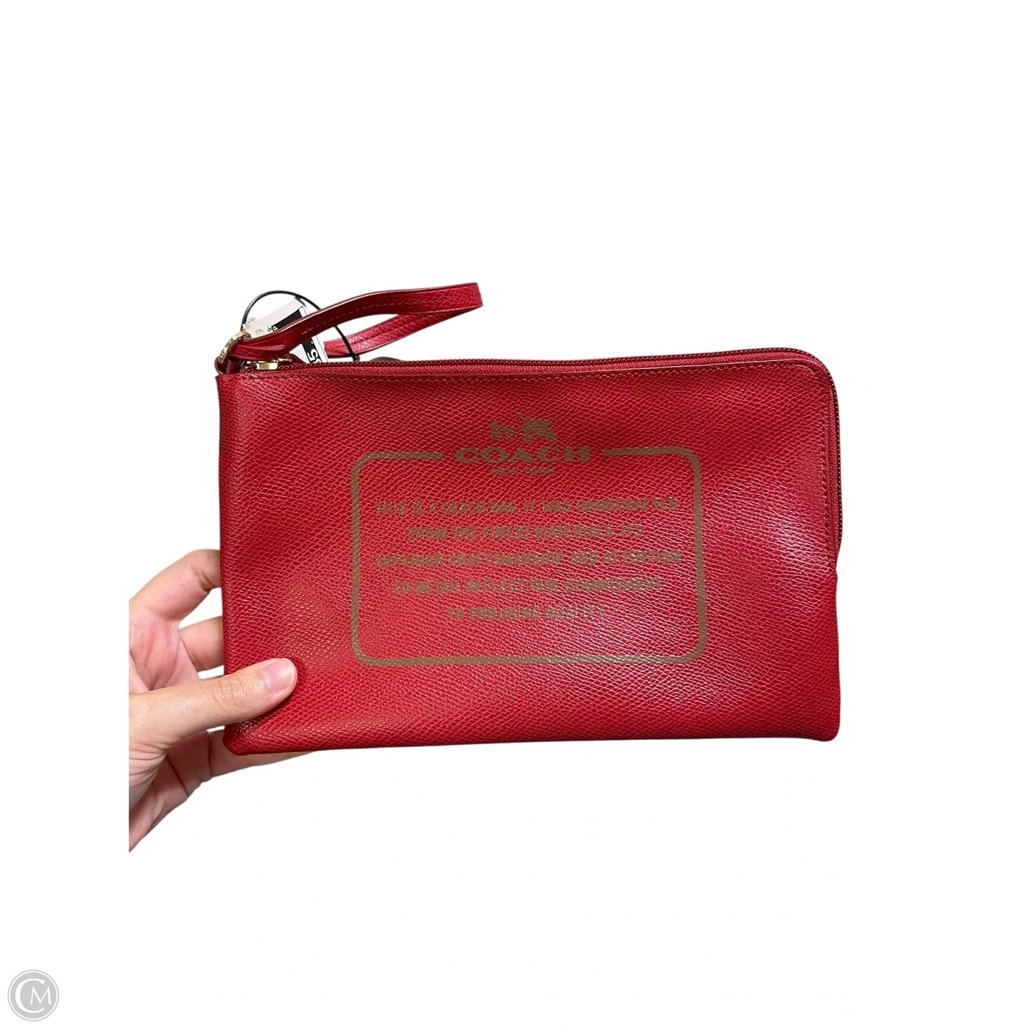 Handbag Designer By Coach, Size: Small