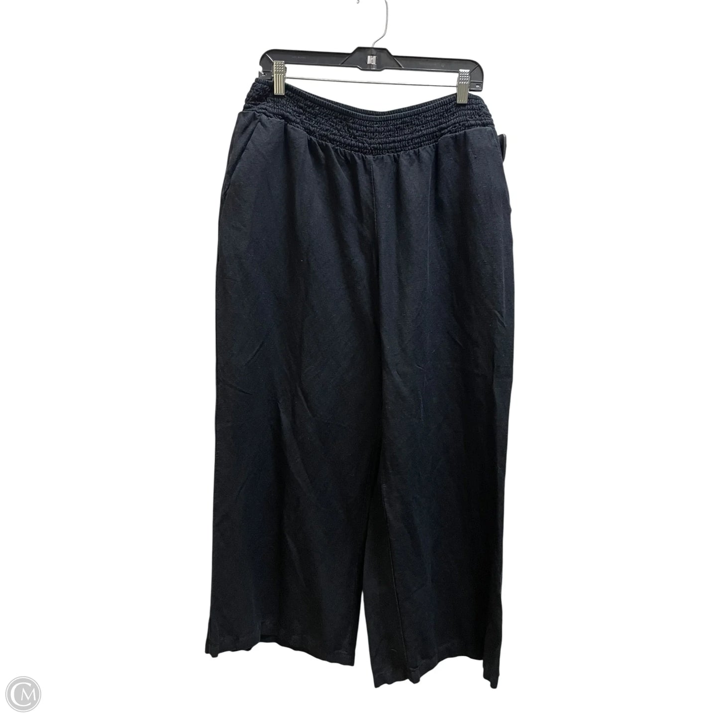 Pants Linen By A New Day In Black, Size: Xl