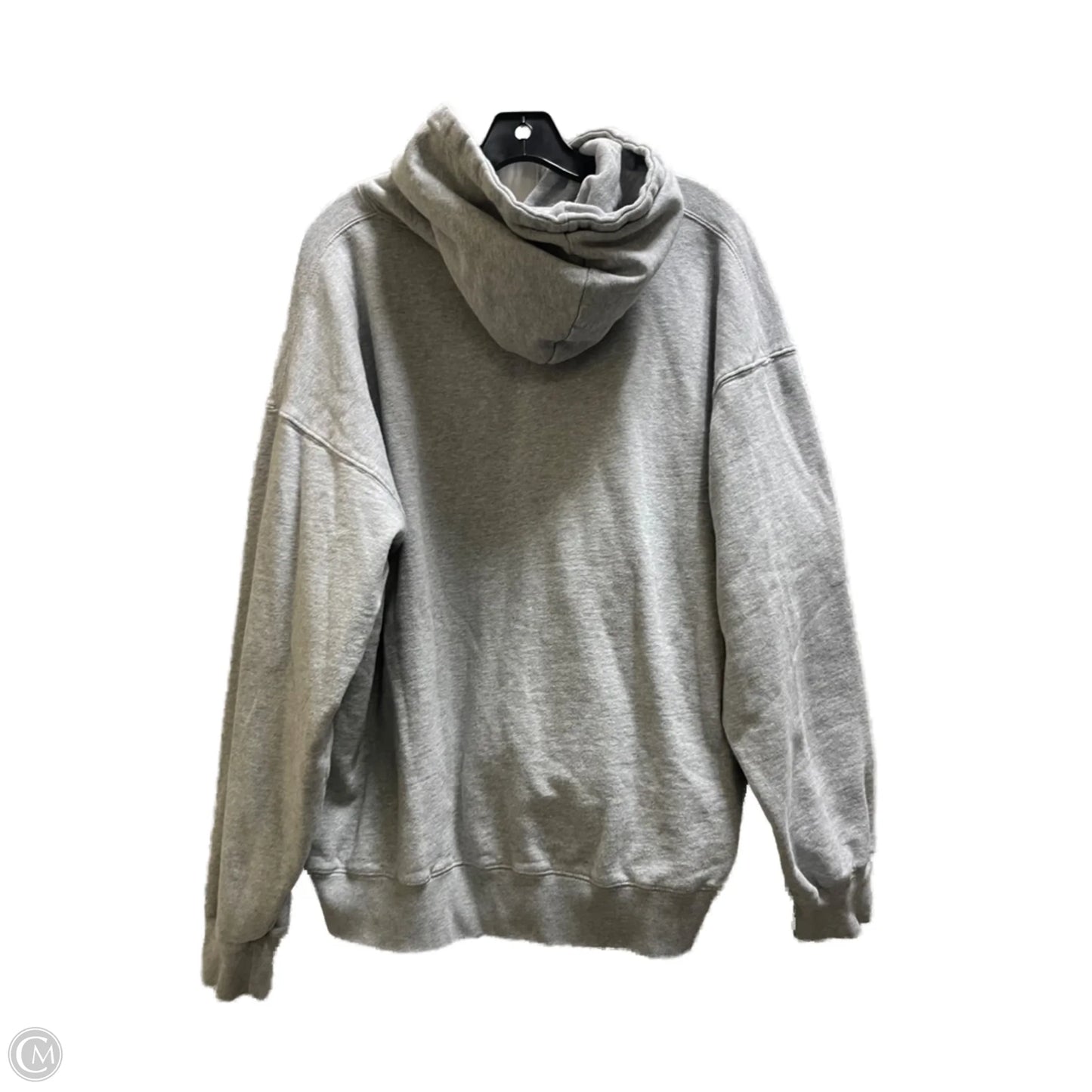 Sweatshirt Hoodie By Brandy Melville In Grey, Size: M