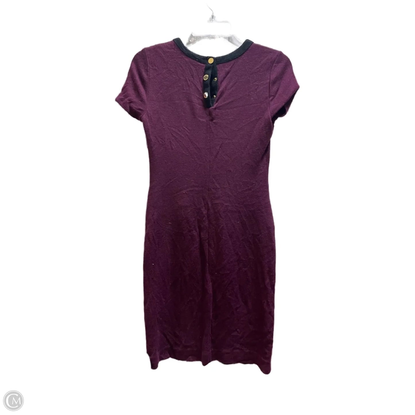 Dress Designer By Tory Burch In Maroon, Size: S