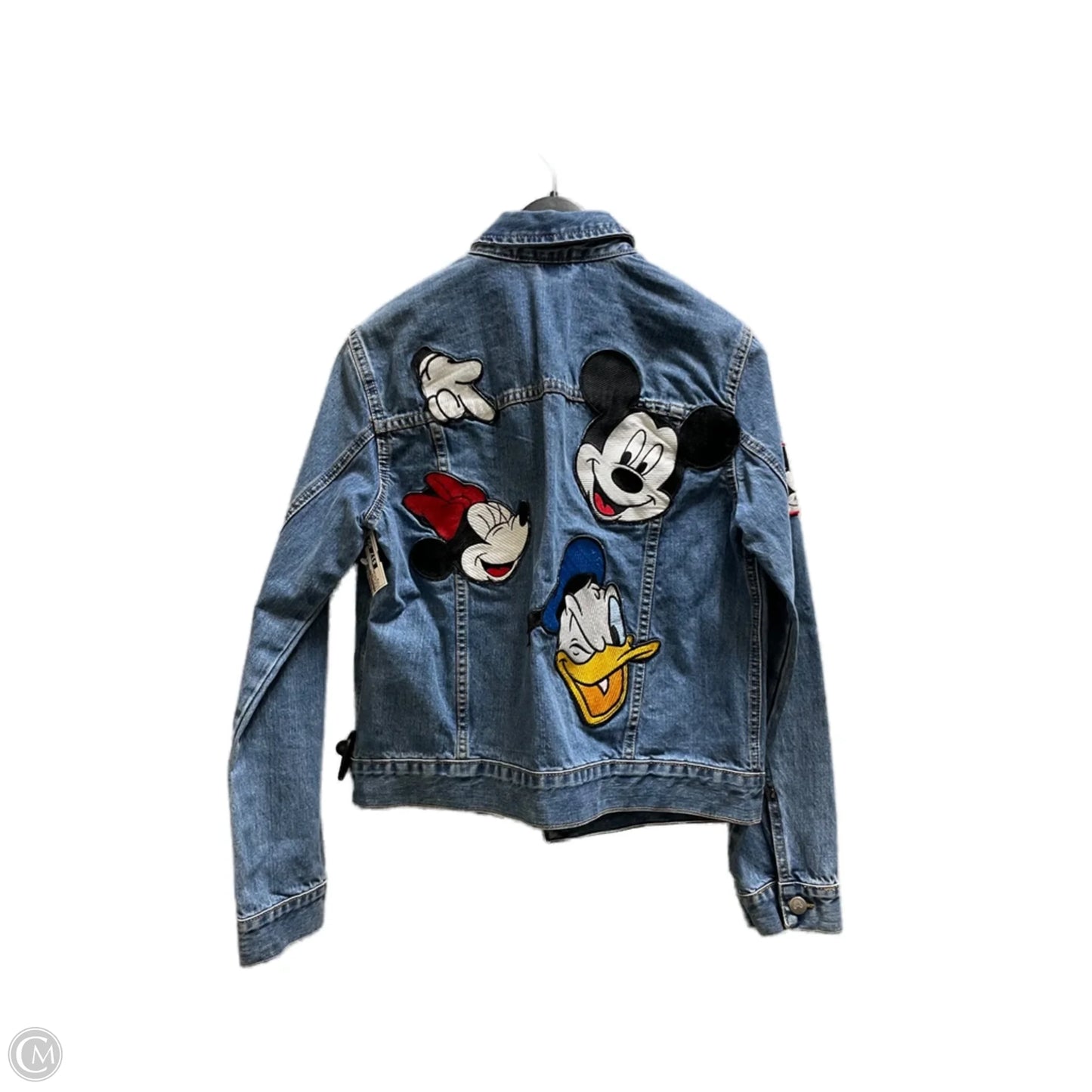 Jacket Denim By Clothes Mentor In Blue Denim, Size: M