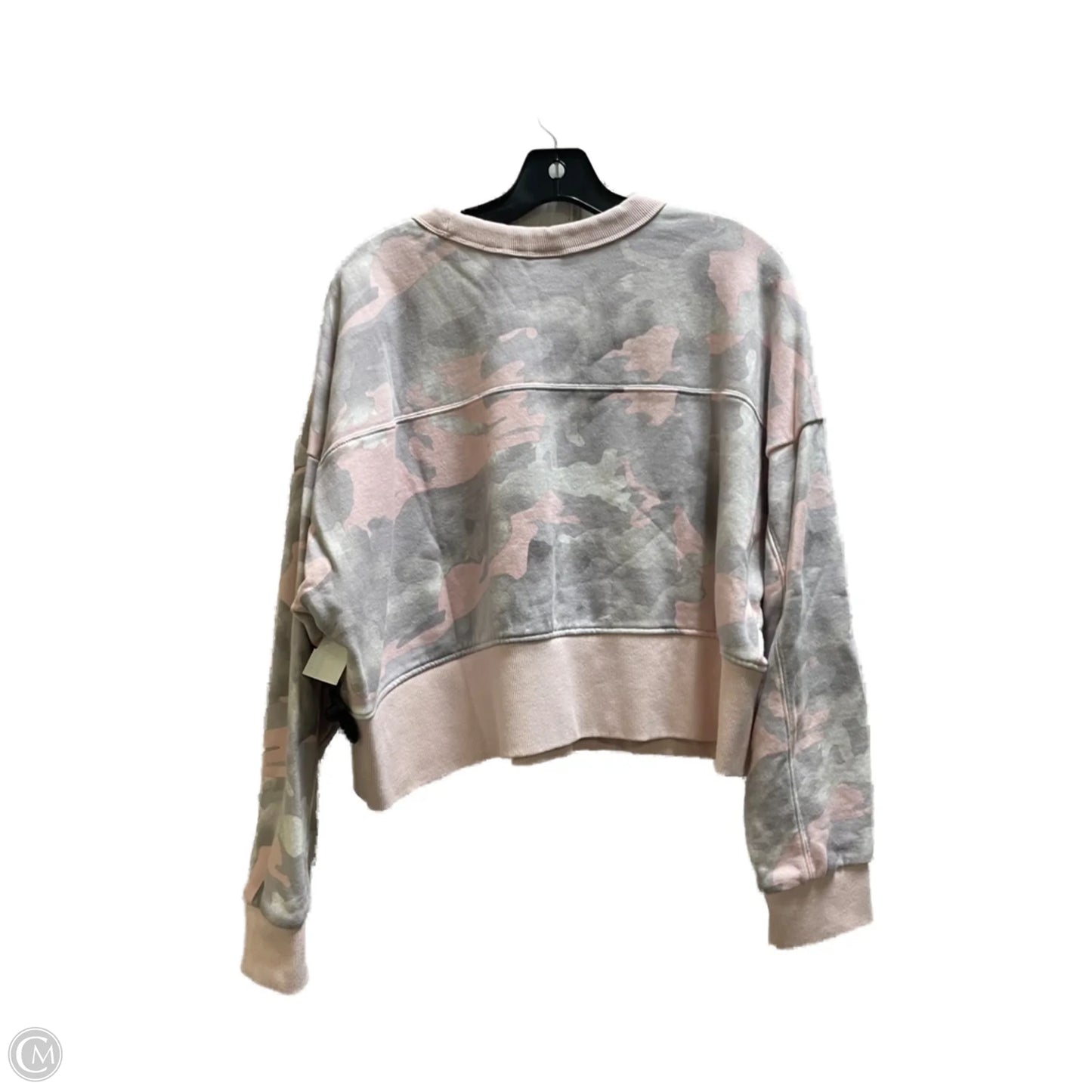 Sweatshirt Crewneck By Adidas In Pink, Size: L