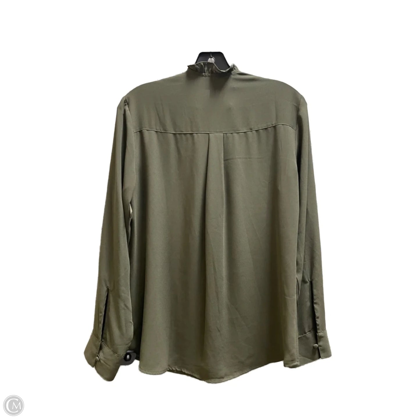 Top Long Sleeve By Express In Green, Size: M