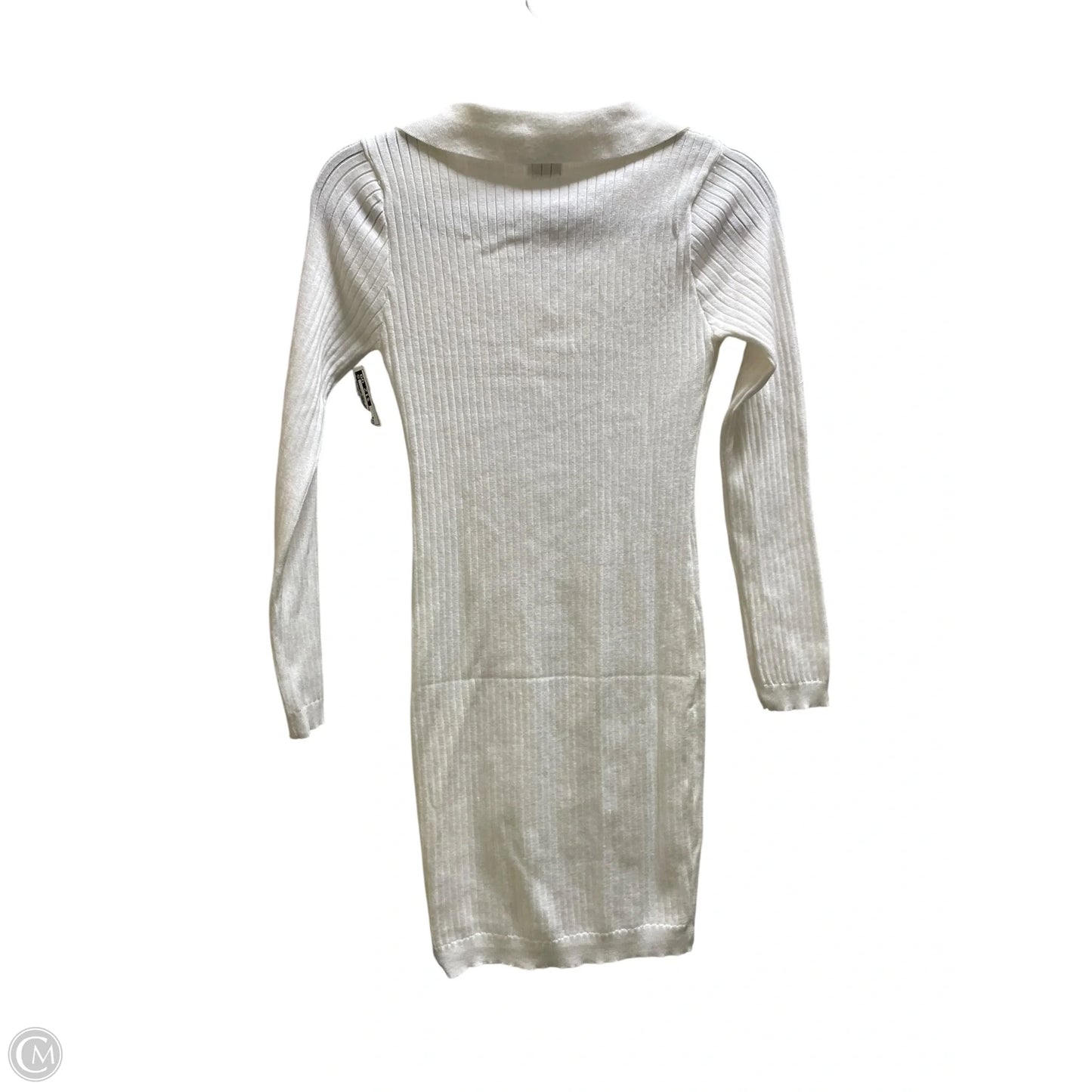 Dress Casual Midi By Clothes Mentor In White, Size: S