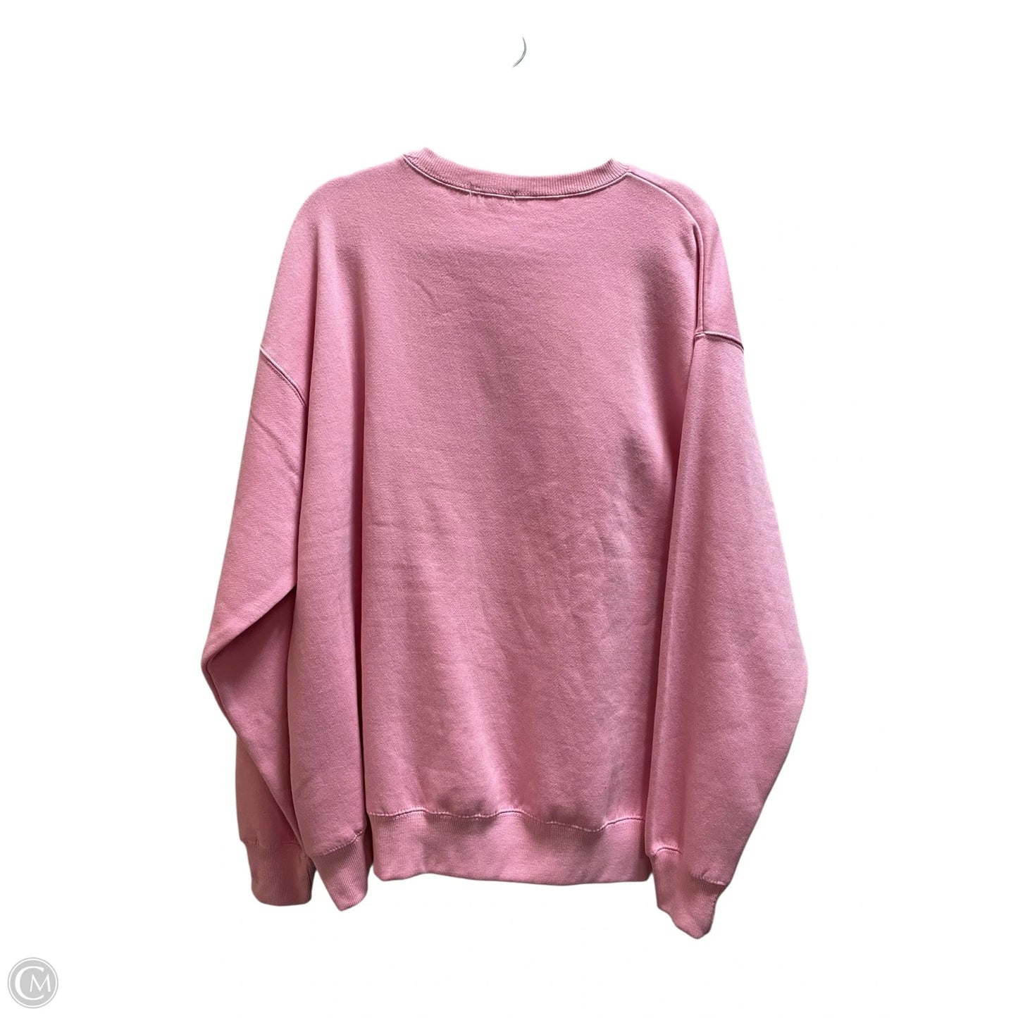 Sweatshirt Crewneck By Fashion Nova In Pink, Size: Xl