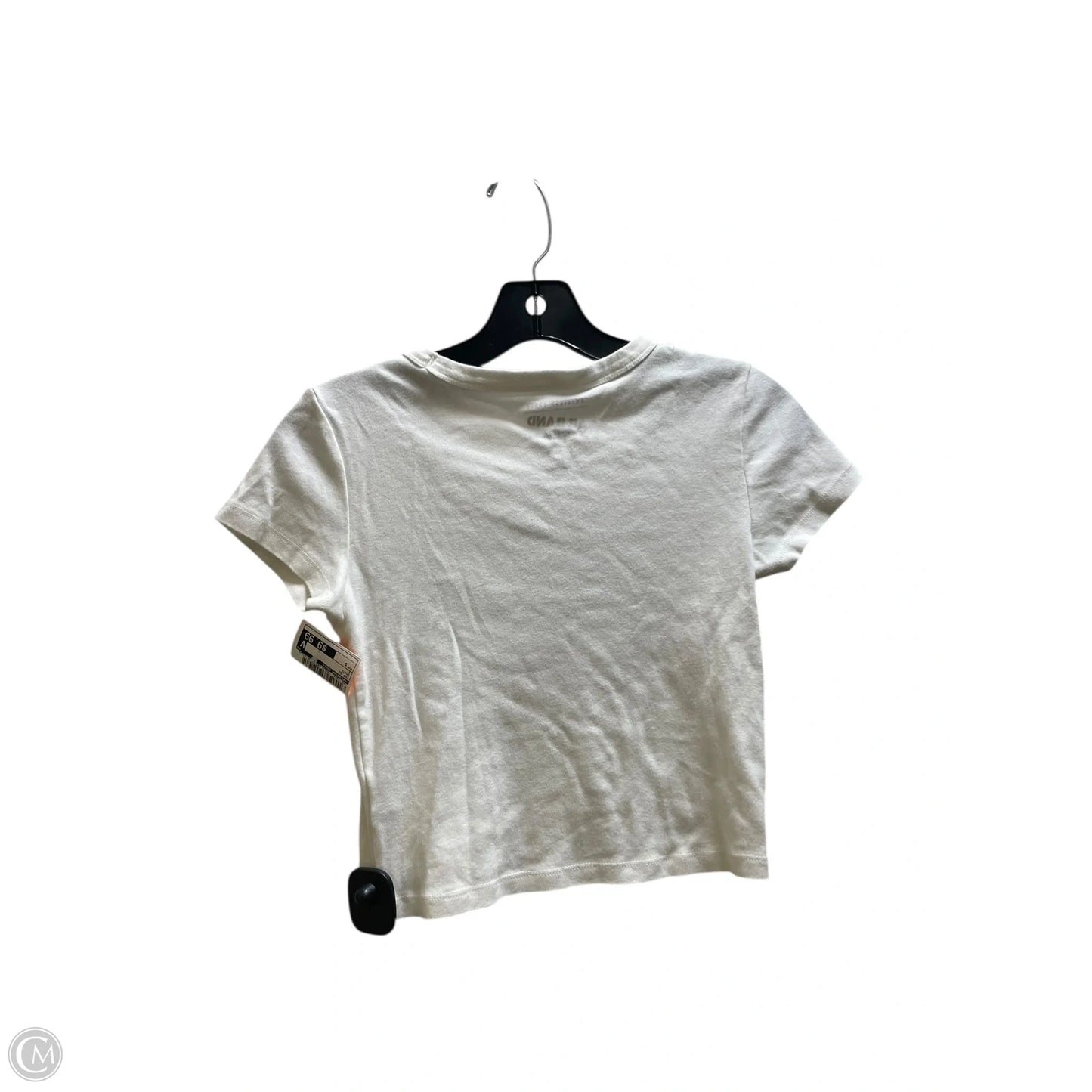 Top Short Sleeve By American Eagle In White, Size: S