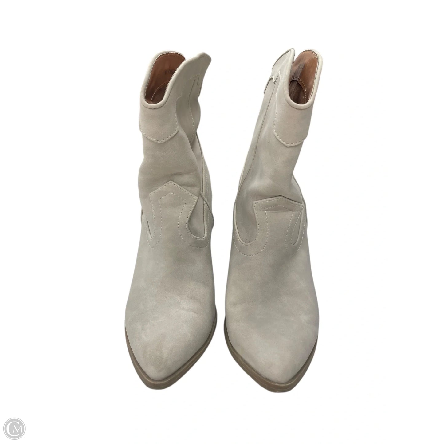 Boots Ankle Heels By Dolce Vita In Grey, Size: 8