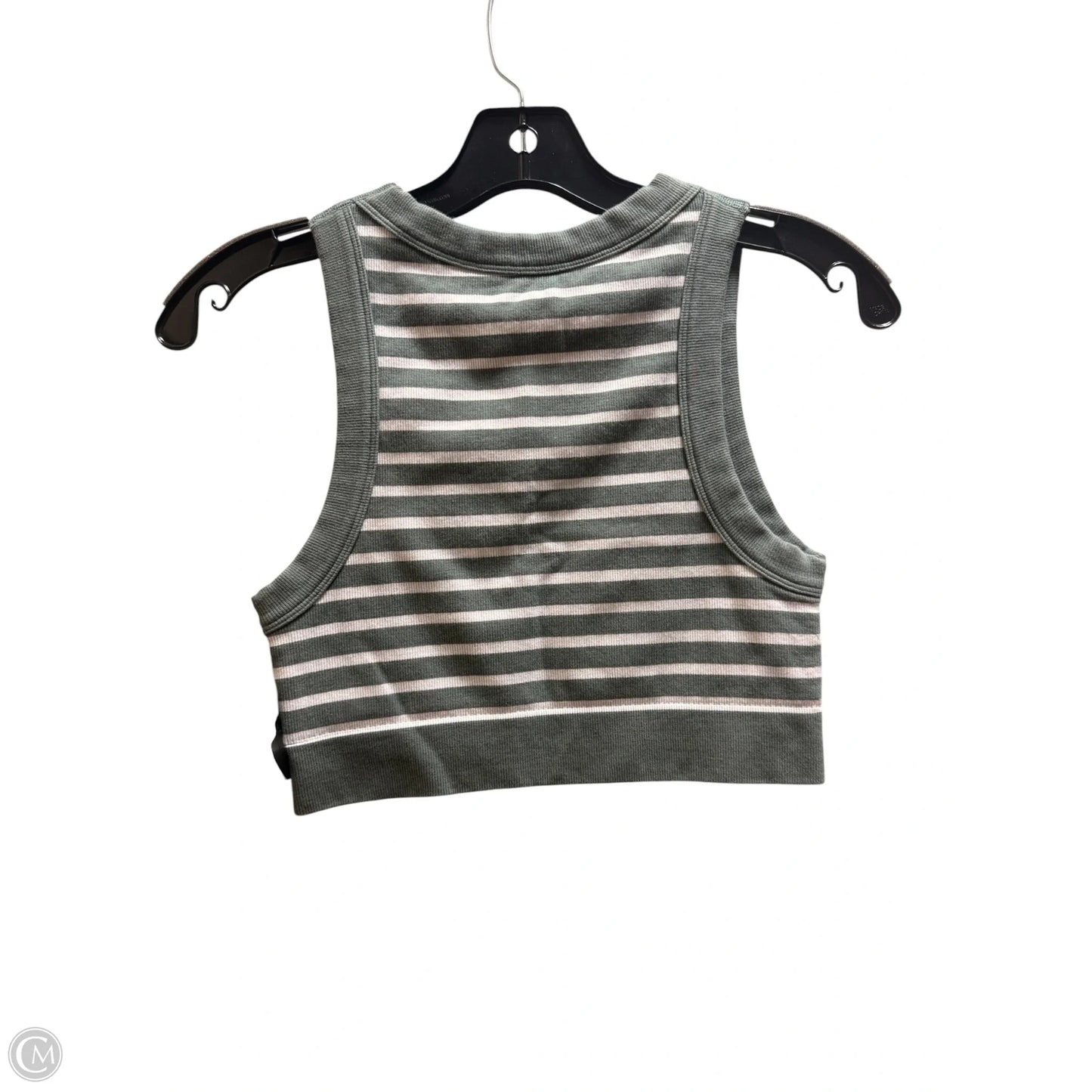 Top Sleeveless By Offline In Striped Pattern, Size: S