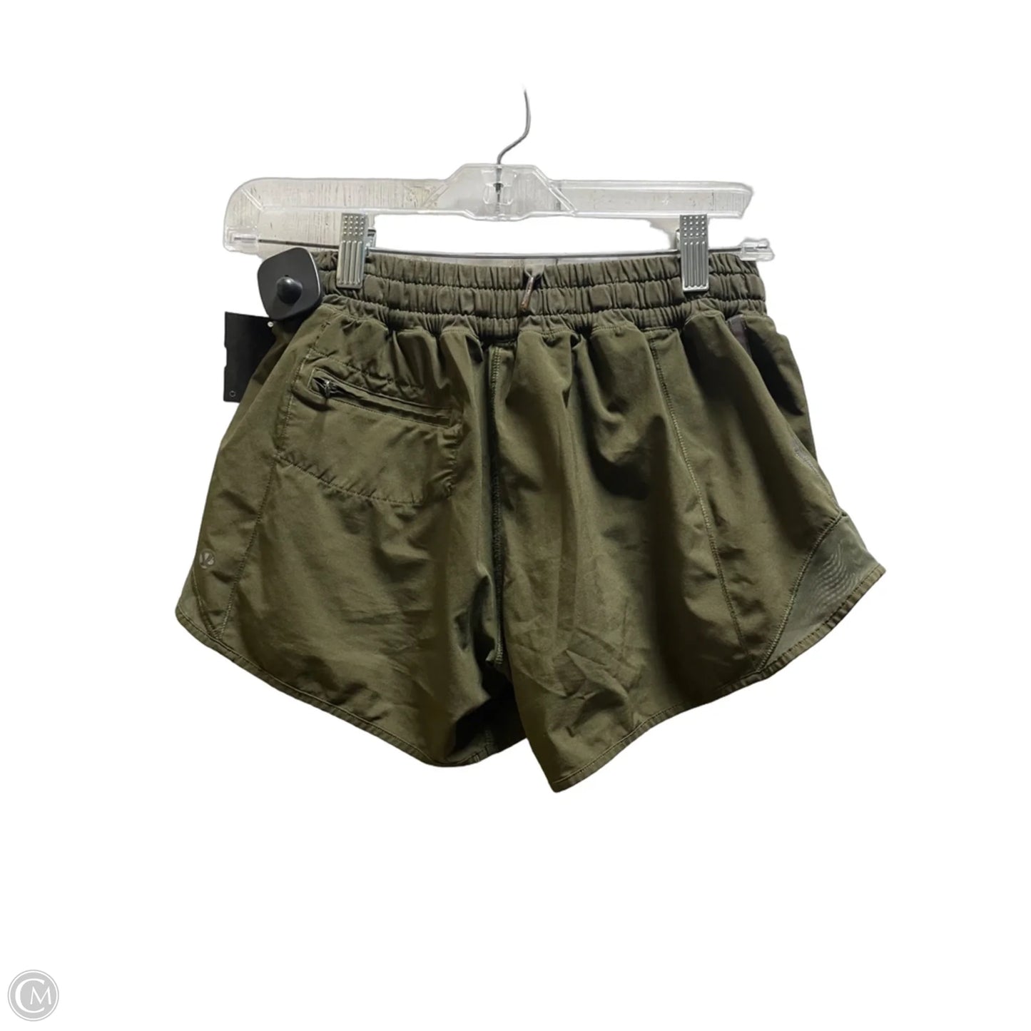 Athletic Shorts By Lululemon In Green, Size: 4