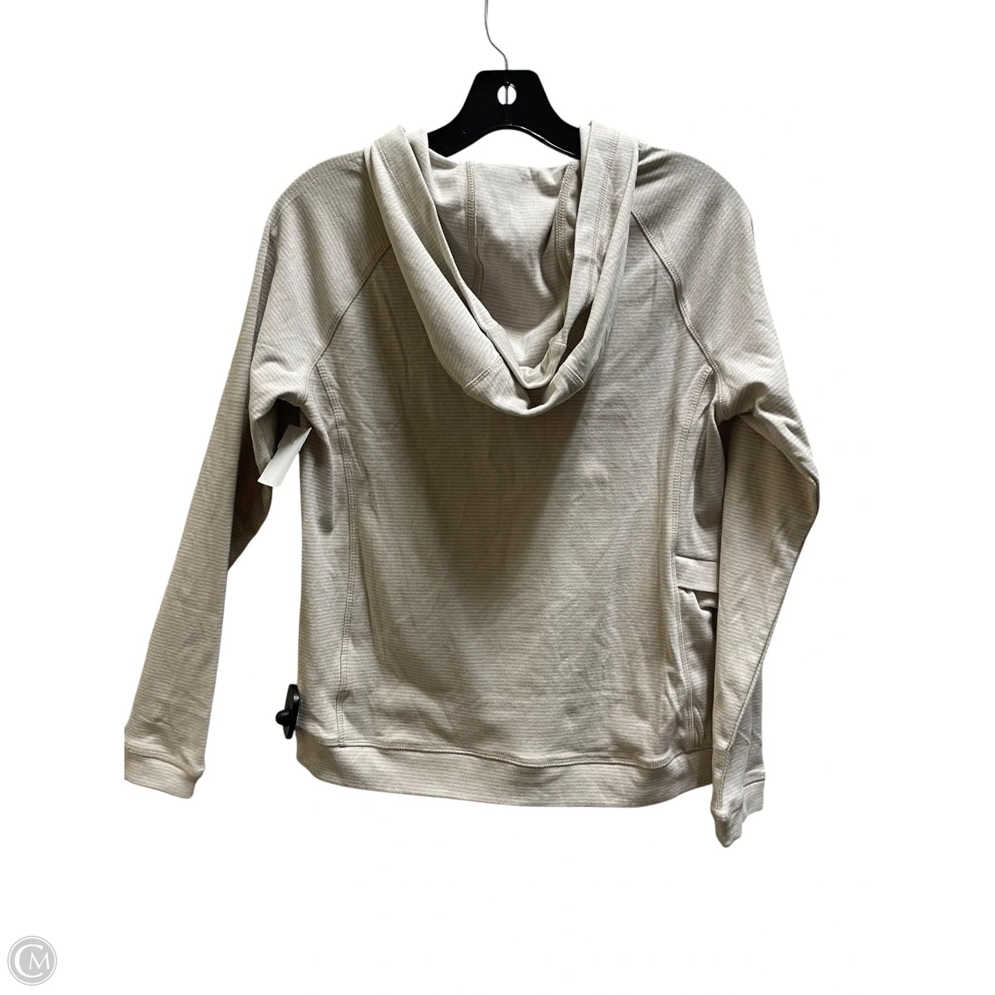 Athletic Top Long Sleeve Hoodie By Avalanche In Striped Pattern, Size: S