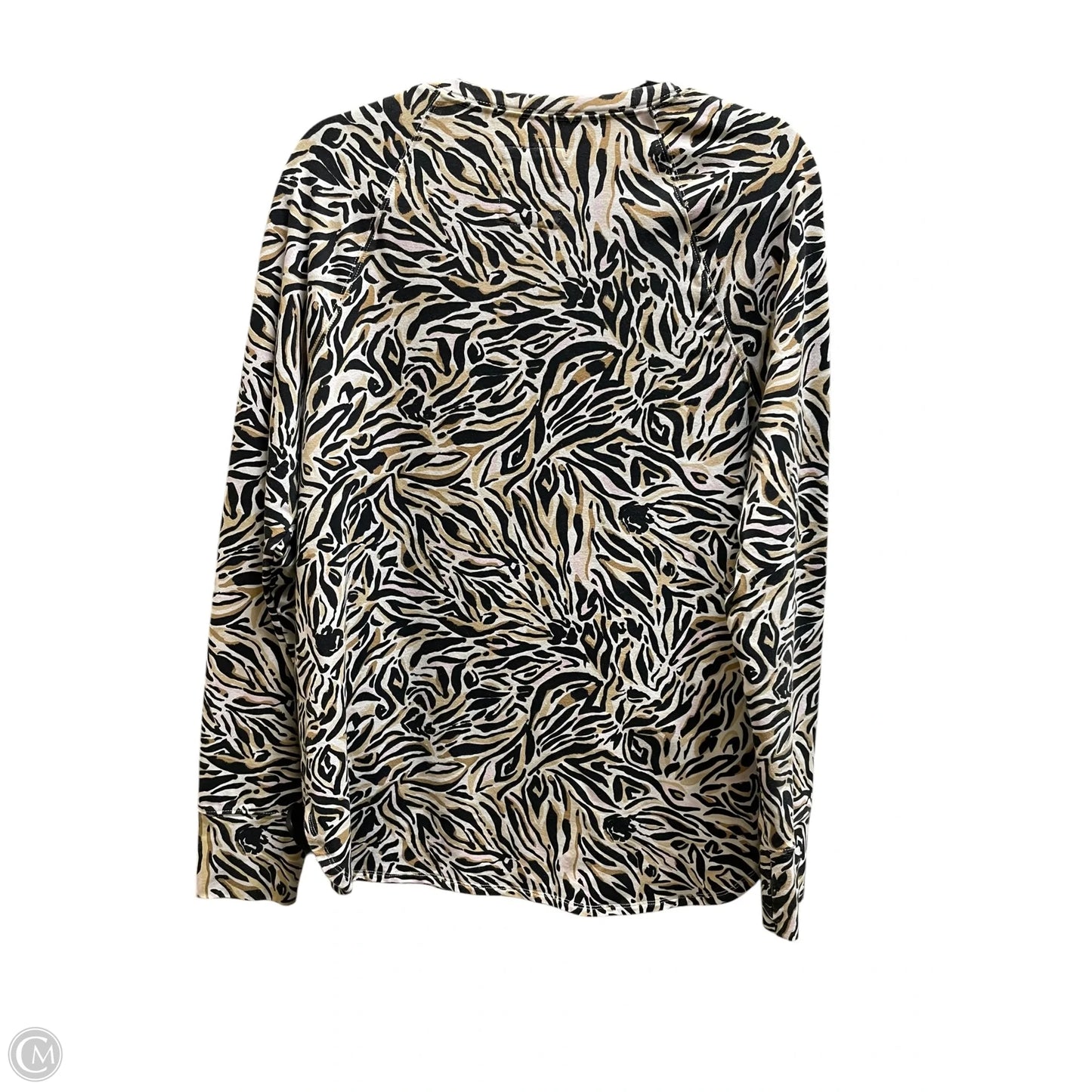 Top Long Sleeve Designer By Lilly Pulitzer In Animal Print, Size: L