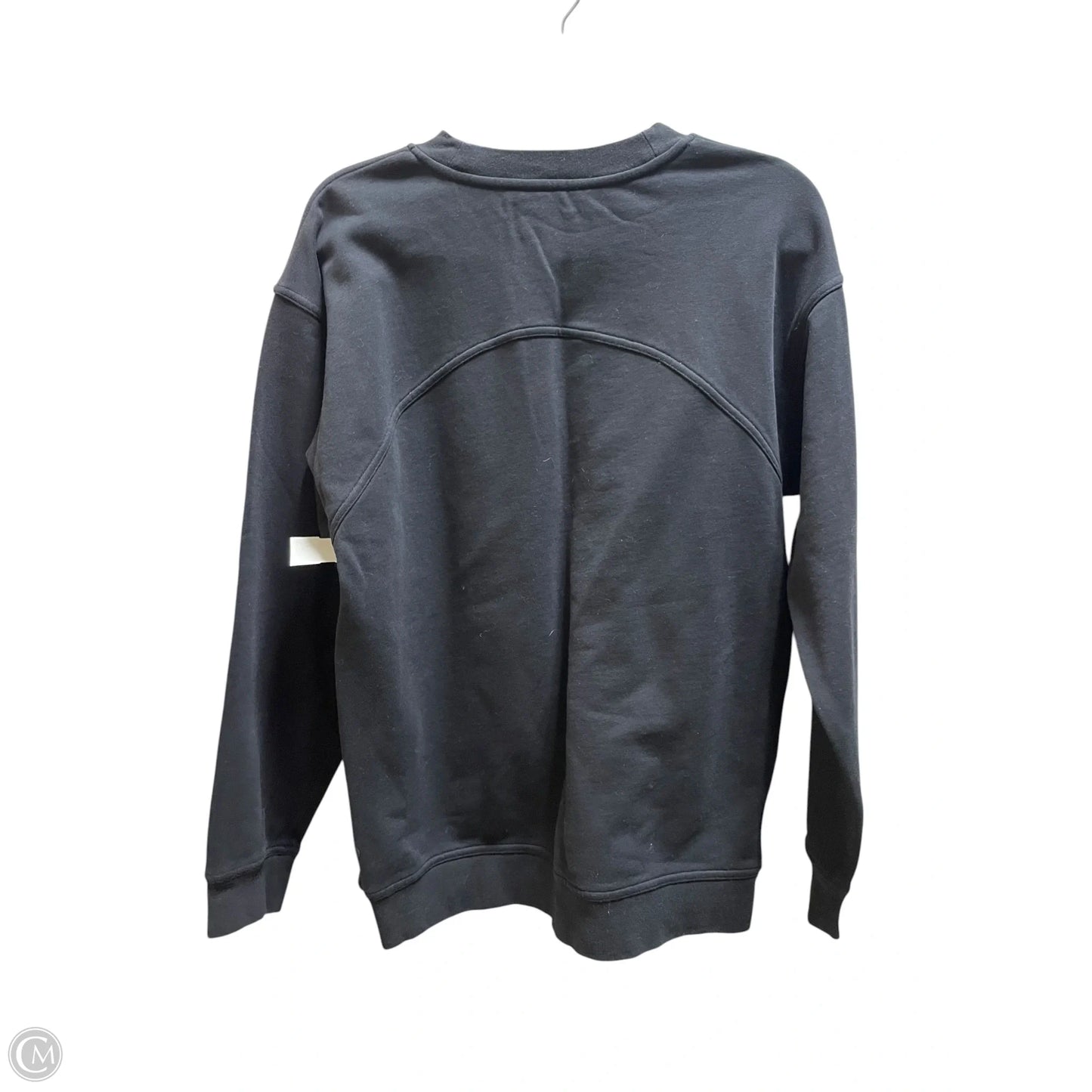 Athletic Sweatshirt Crewneck By Lululemon In Black, Size: L