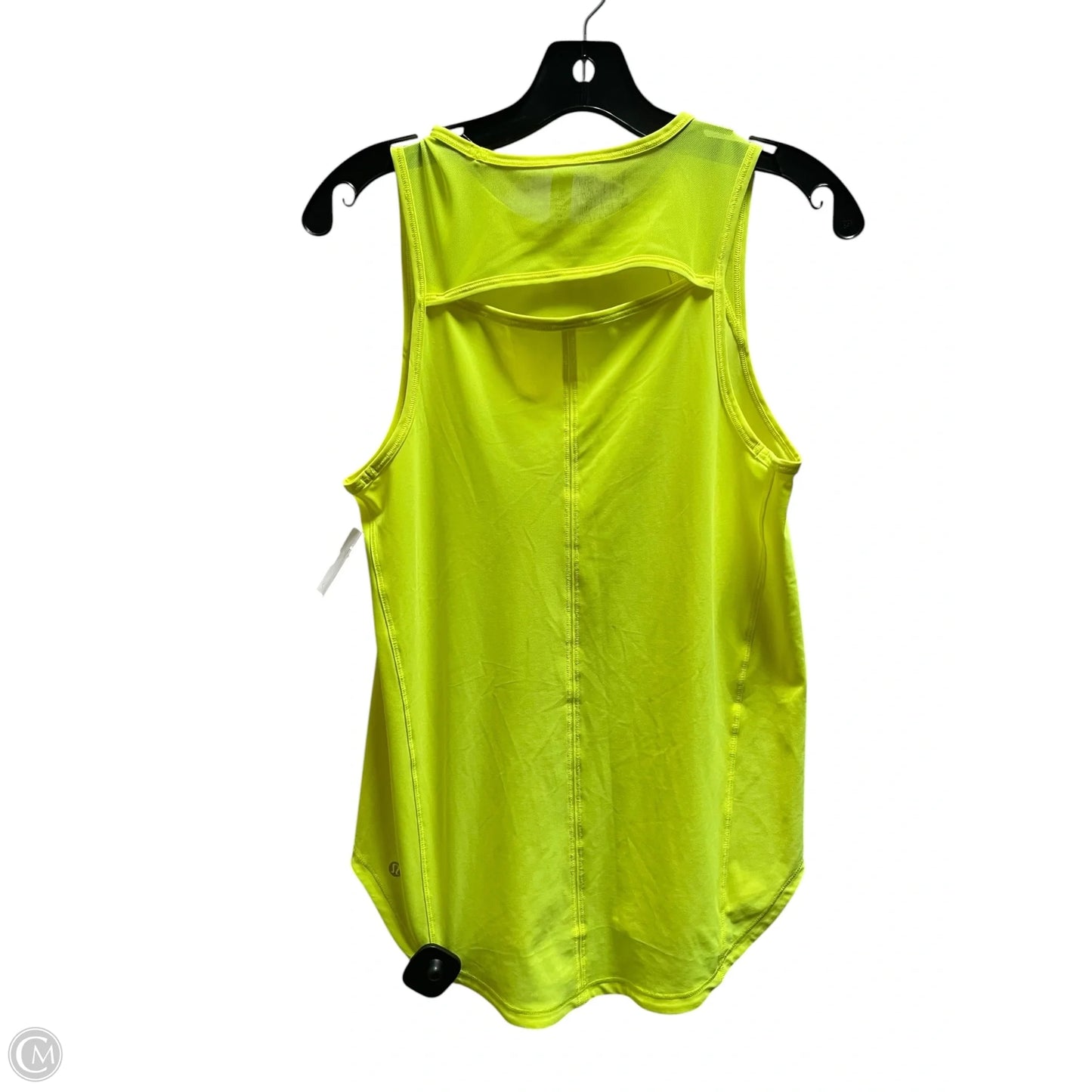 Athletic Tank Top By Lululemon In Yellow, Size: 4