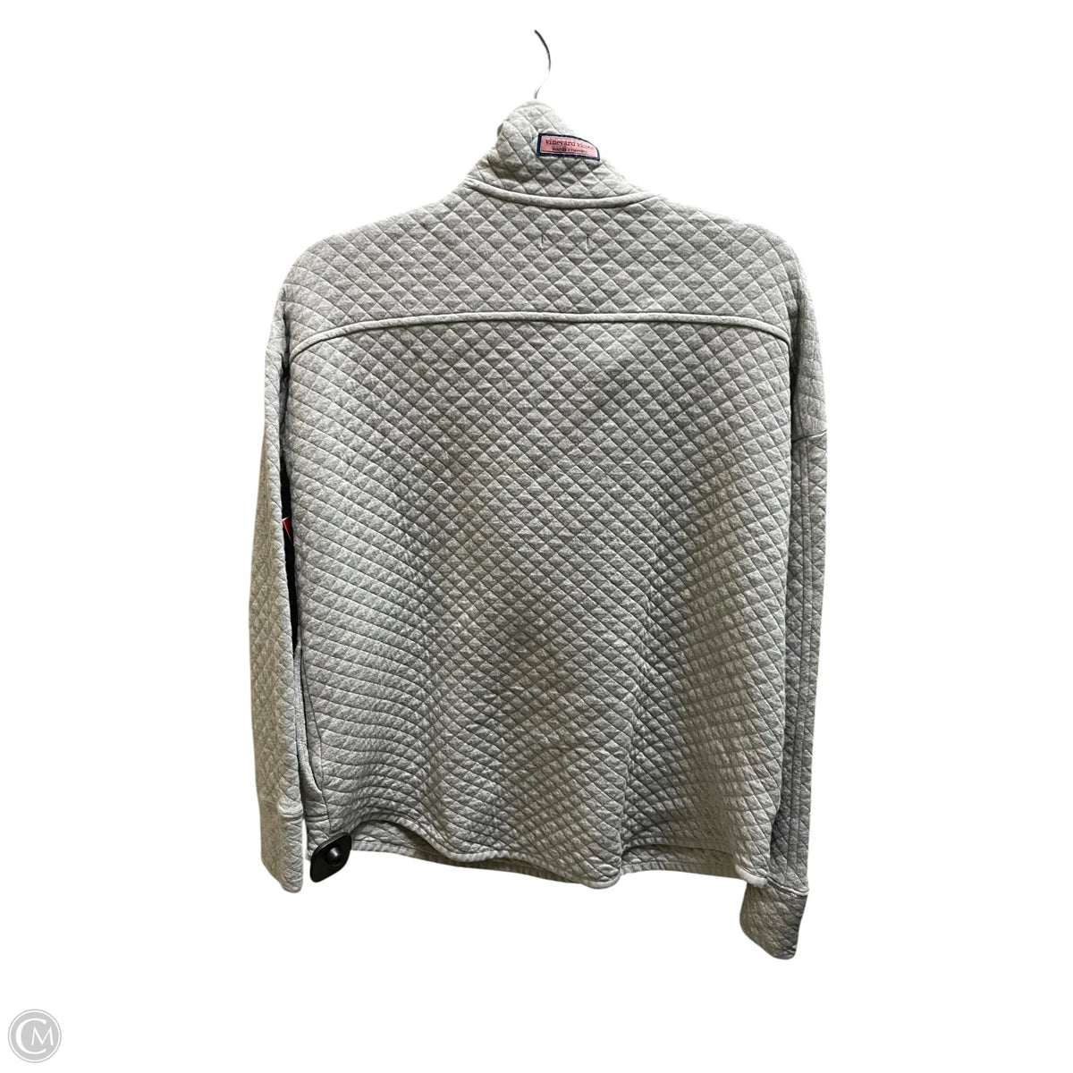 Sweatshirt Collar By Vineyard Vines In Grey, Size: S