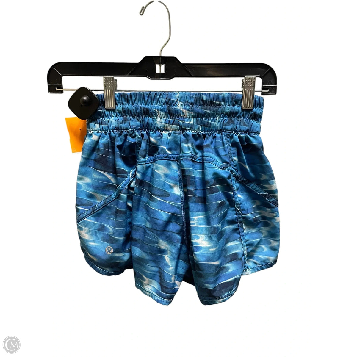 Athletic Shorts By Lululemon In Blue, Size: 4