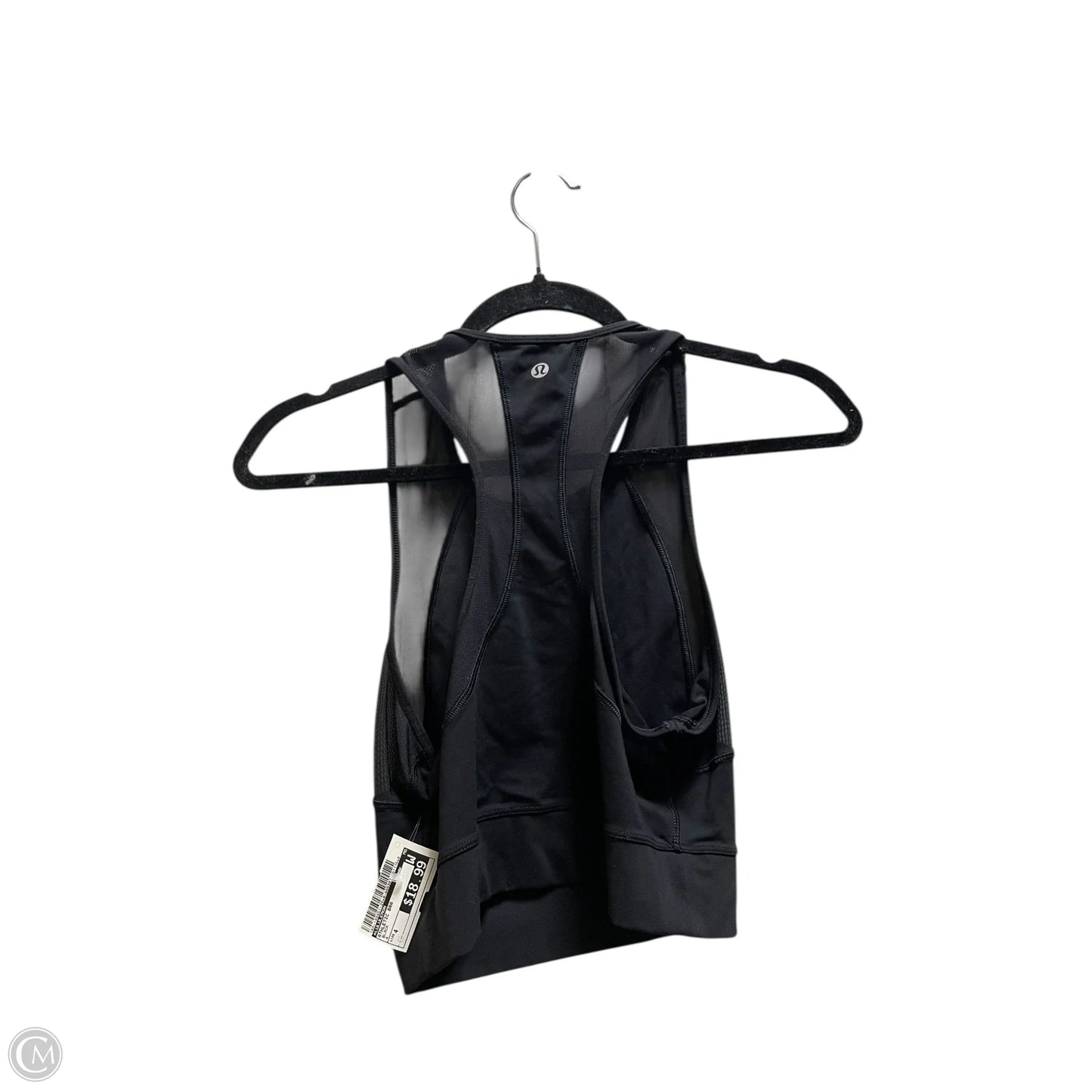 Athletic Bra By Lululemon In Black, Size: 4