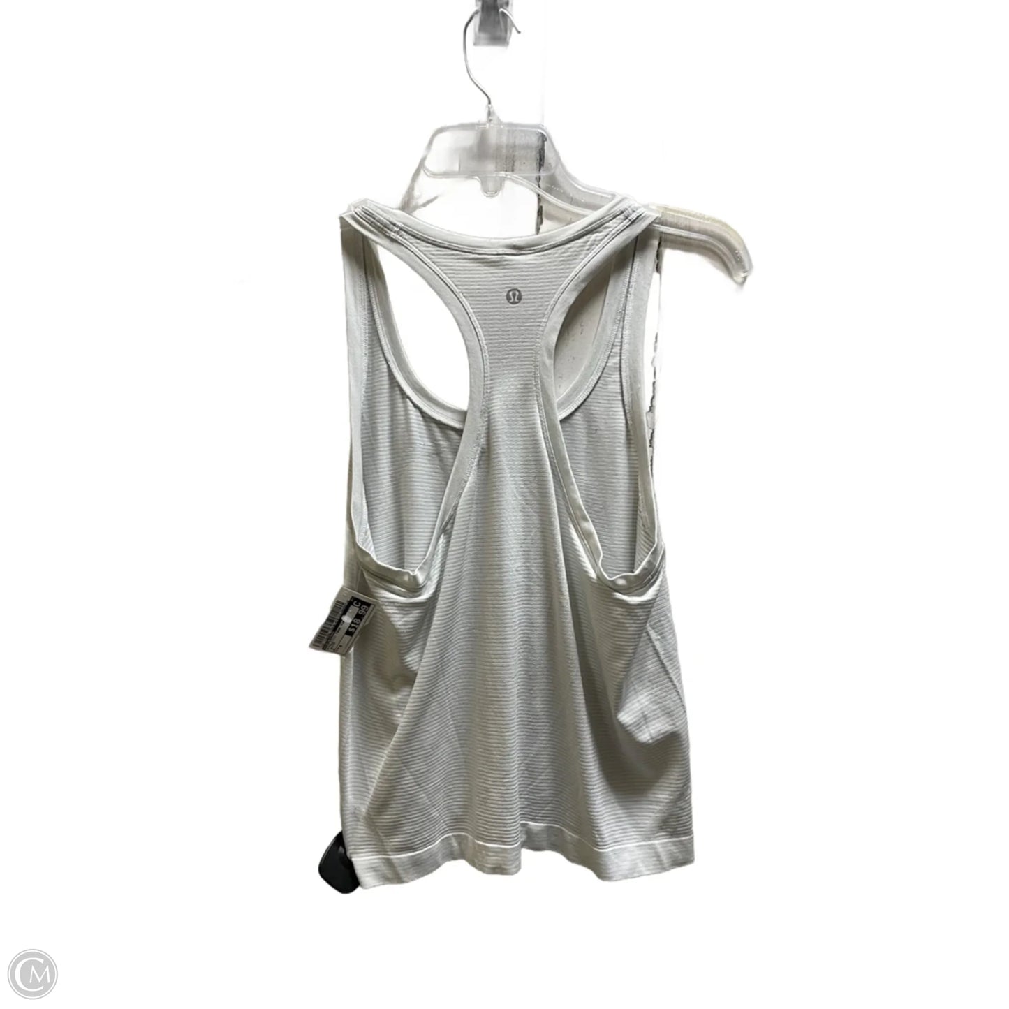 Athletic Tank Top By Lululemon In White, Size: 6