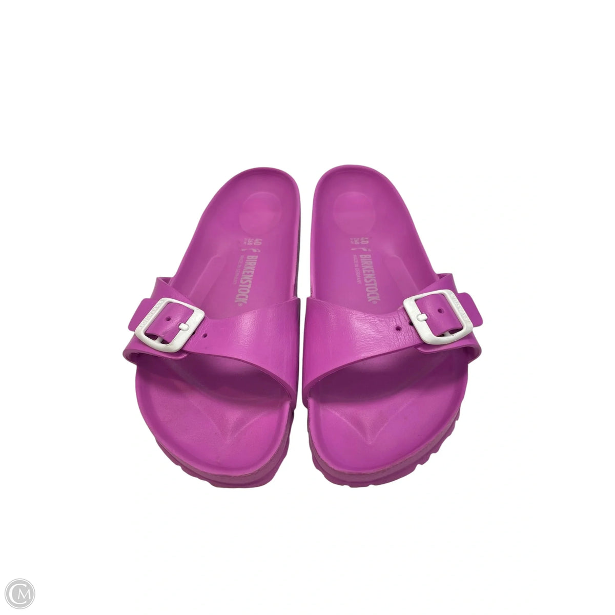 Sandals Flats By Birkenstock In Purple, Size: 9