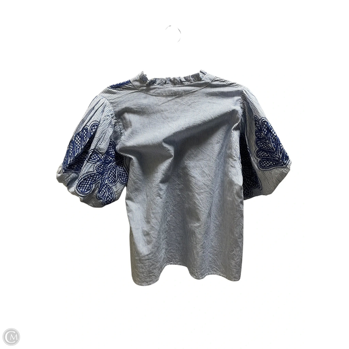 Top Short Sleeve By Thml In Blue, Size: S