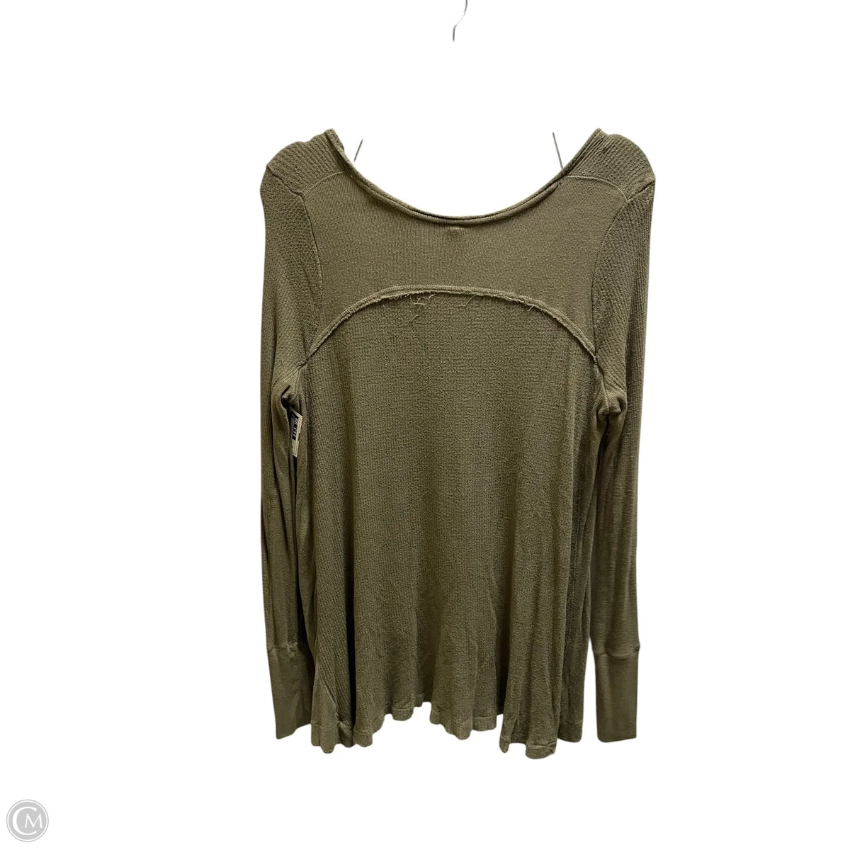 Top Long Sleeve By Free People In Green, Size: S