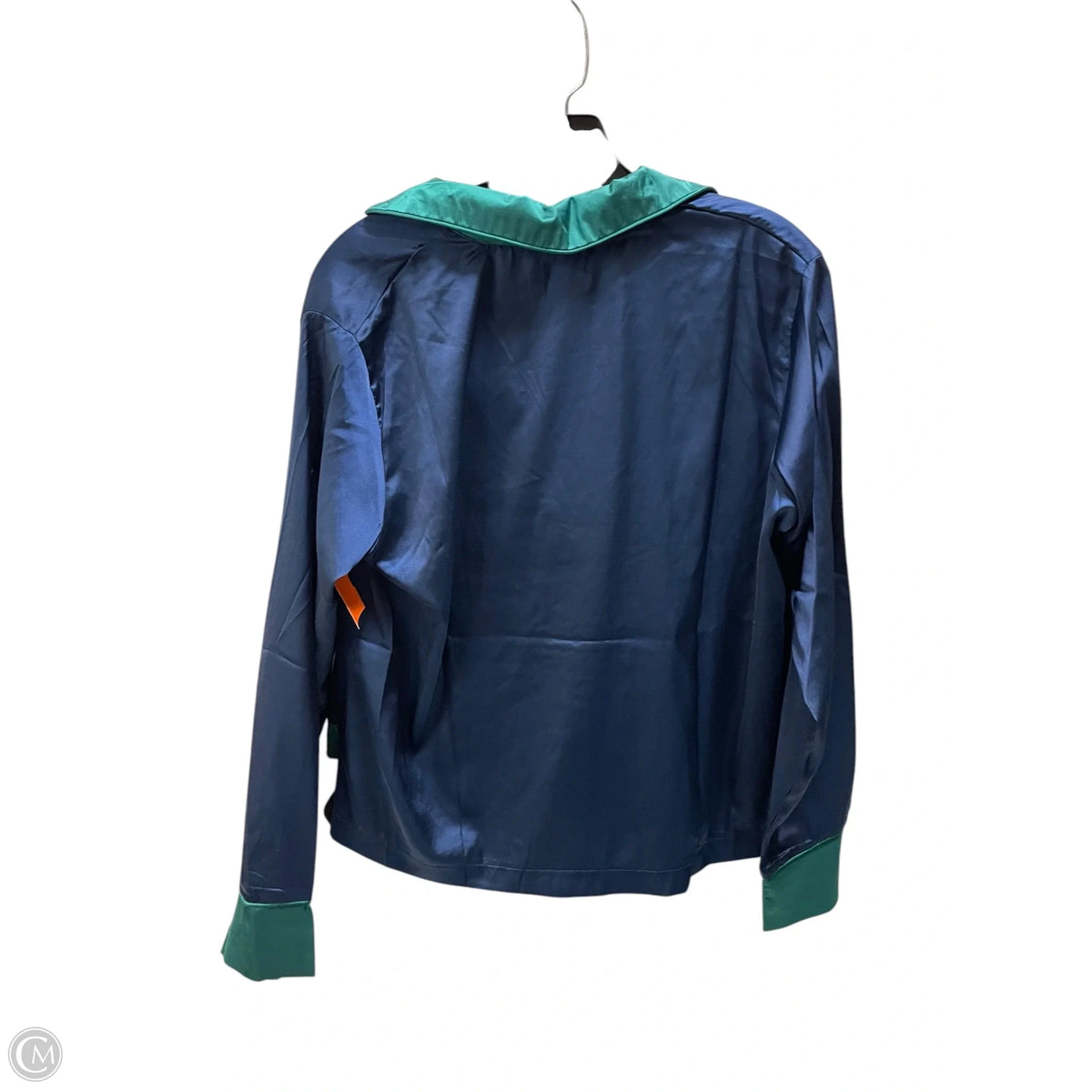Top 2pc Long Sleeve By Nasty Gal In Blue & Green, Size: 6