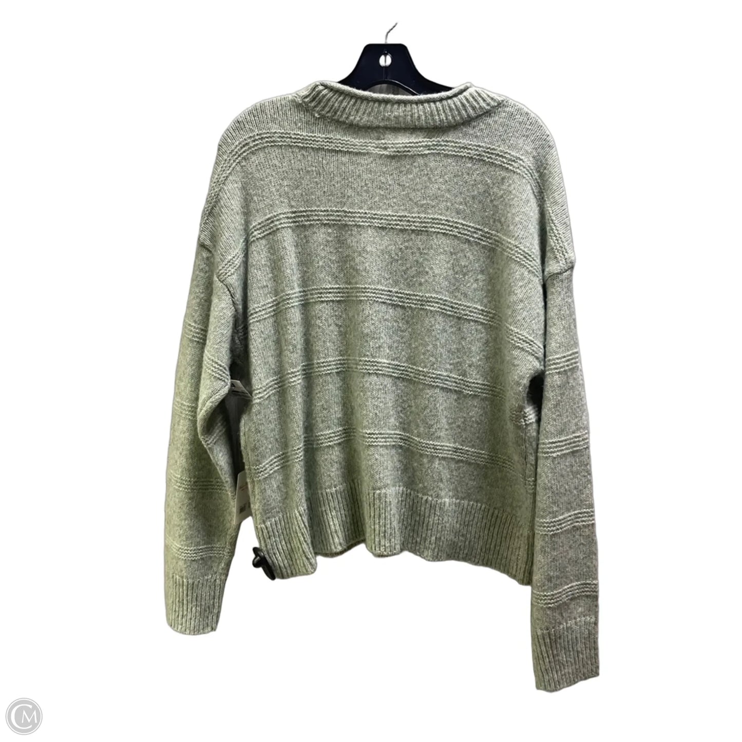 Sweater By Lucky Brand In Green, Size: L