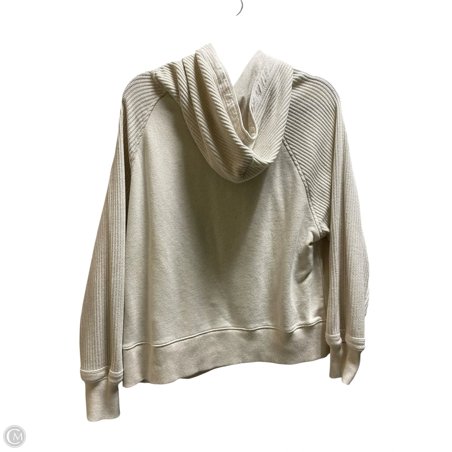 Sweatshirt Hoodie By Aerie In Cream, Size: S