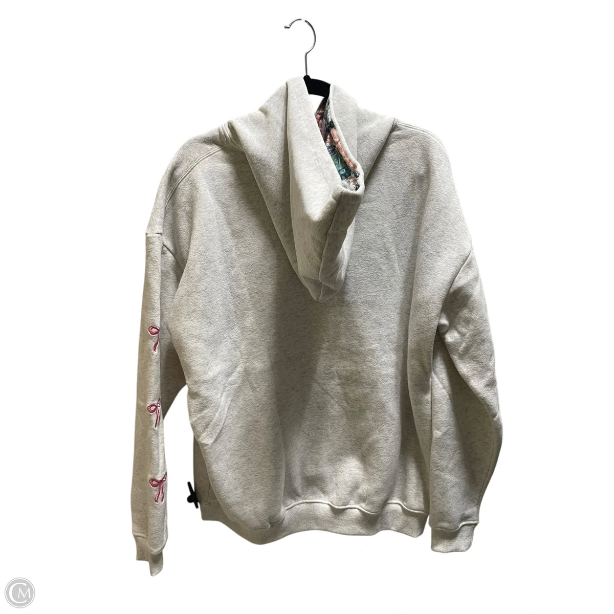 Sweatshirt Hoodie By Simply Southern In Grey, Size: Xl