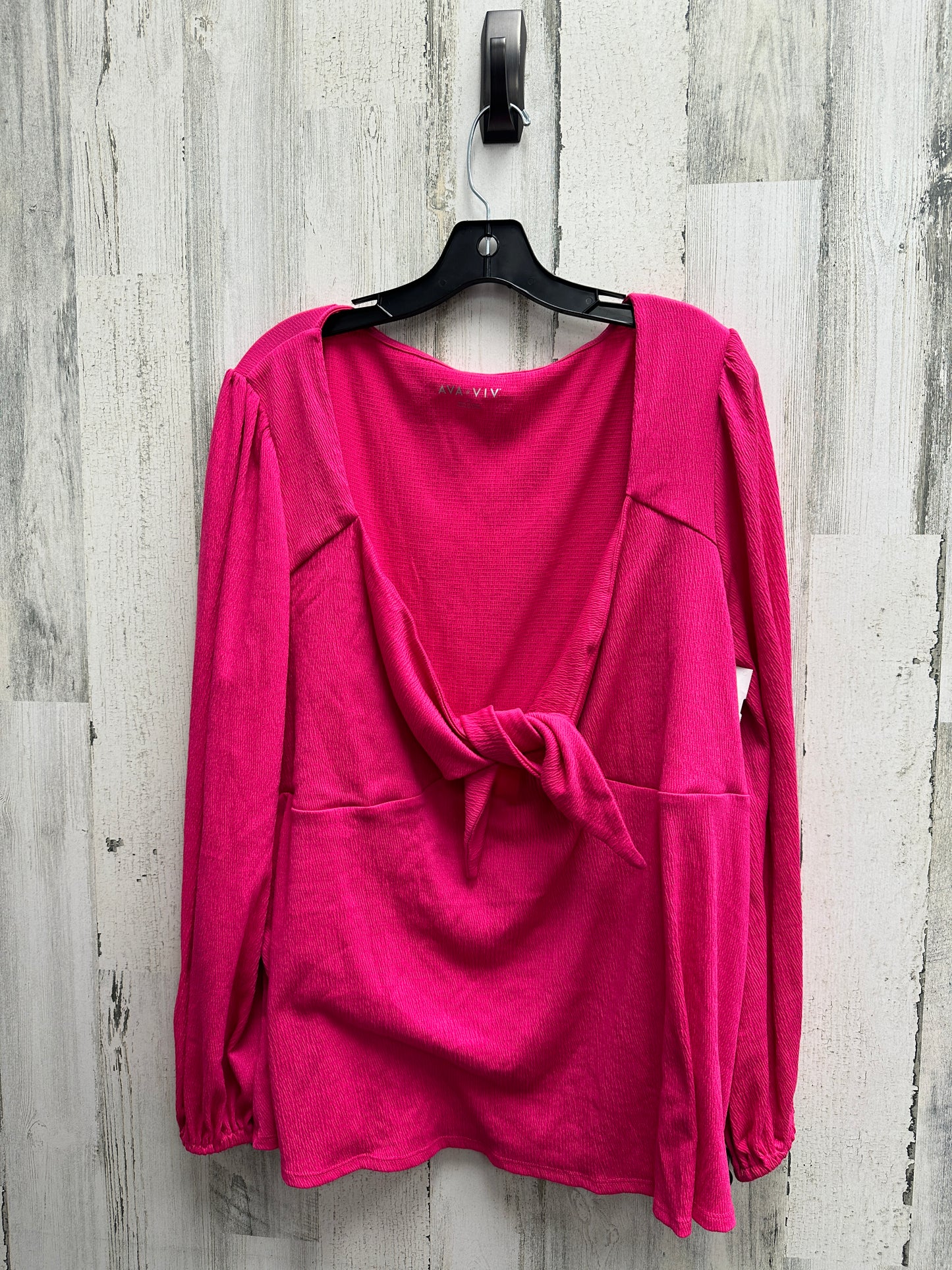Top Long Sleeve By Ava & Viv Size: 2x