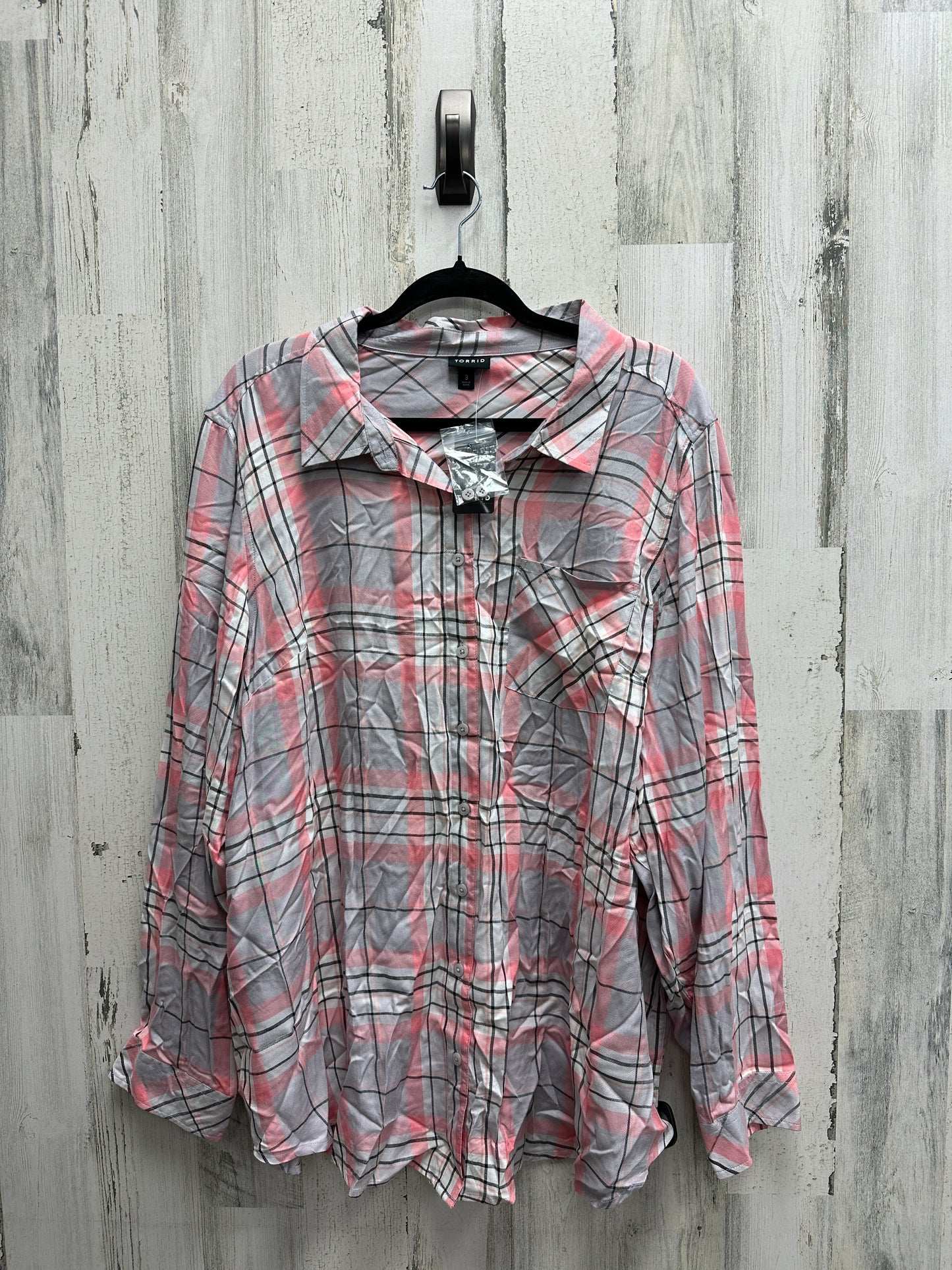 Top Long Sleeve By Torrid Size: 3x