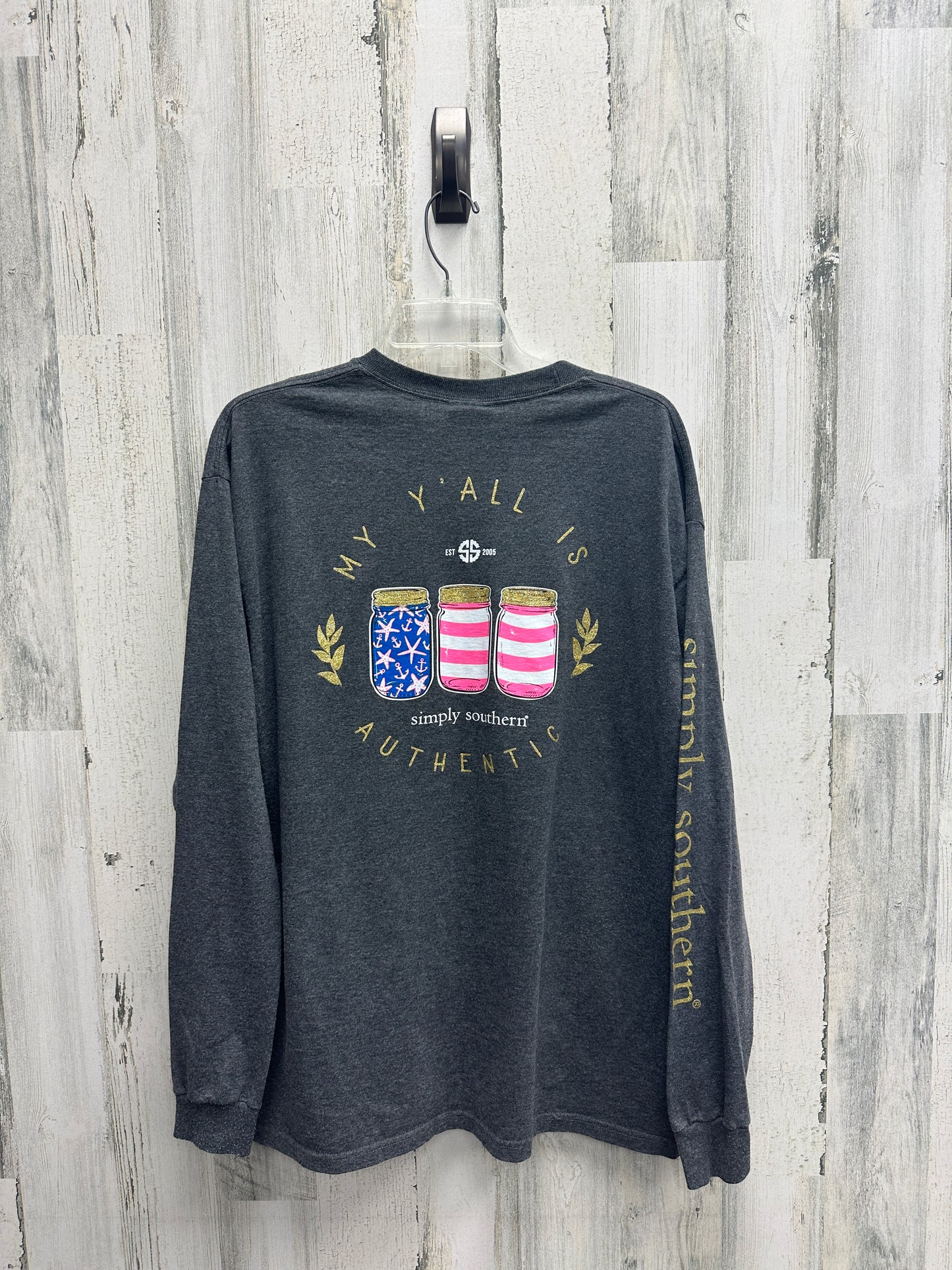 Top Long Sleeve By Simply Southern Size: Xl