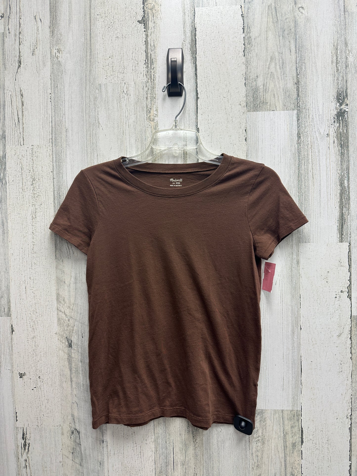 Top Short Sleeve Basic By Madewell Size: Xxs