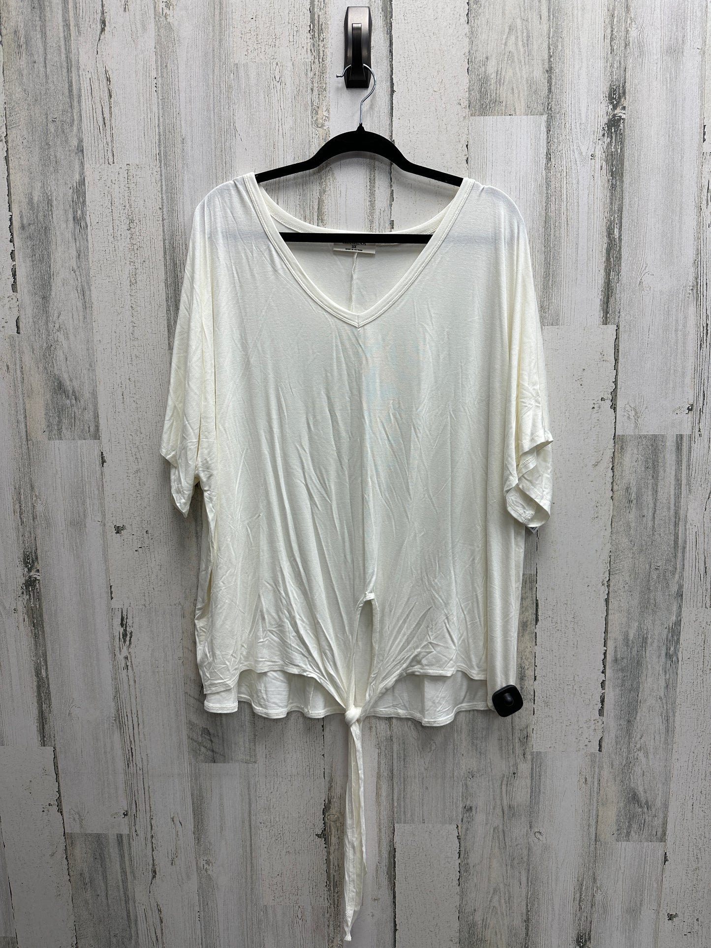 Top Short Sleeve Basic By Zenana Outfitters Size: 2x