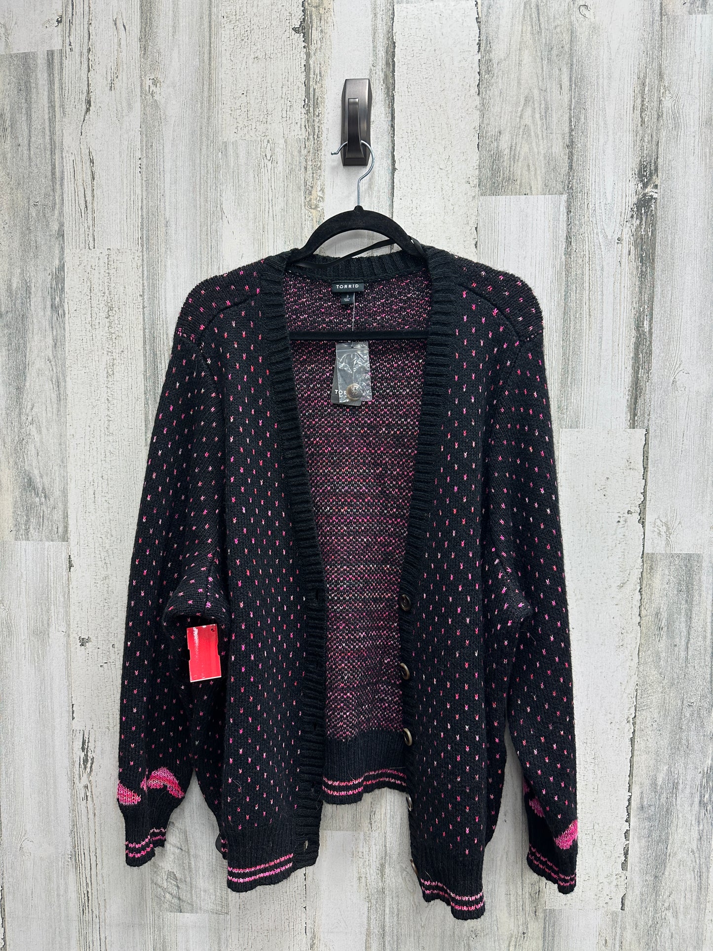 Sweater Cardigan By Torrid Size: 3x