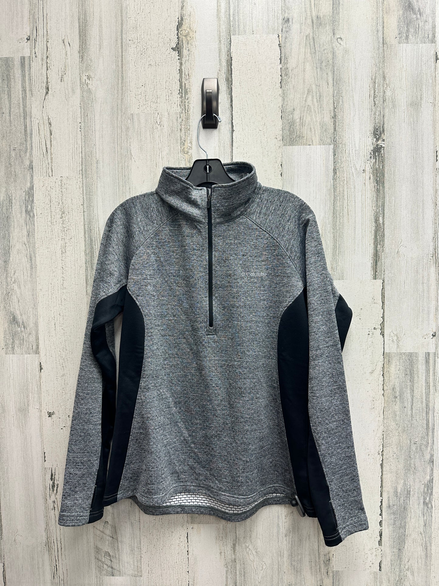Athletic Top Long Sleeve Collar By Columbia Size: L