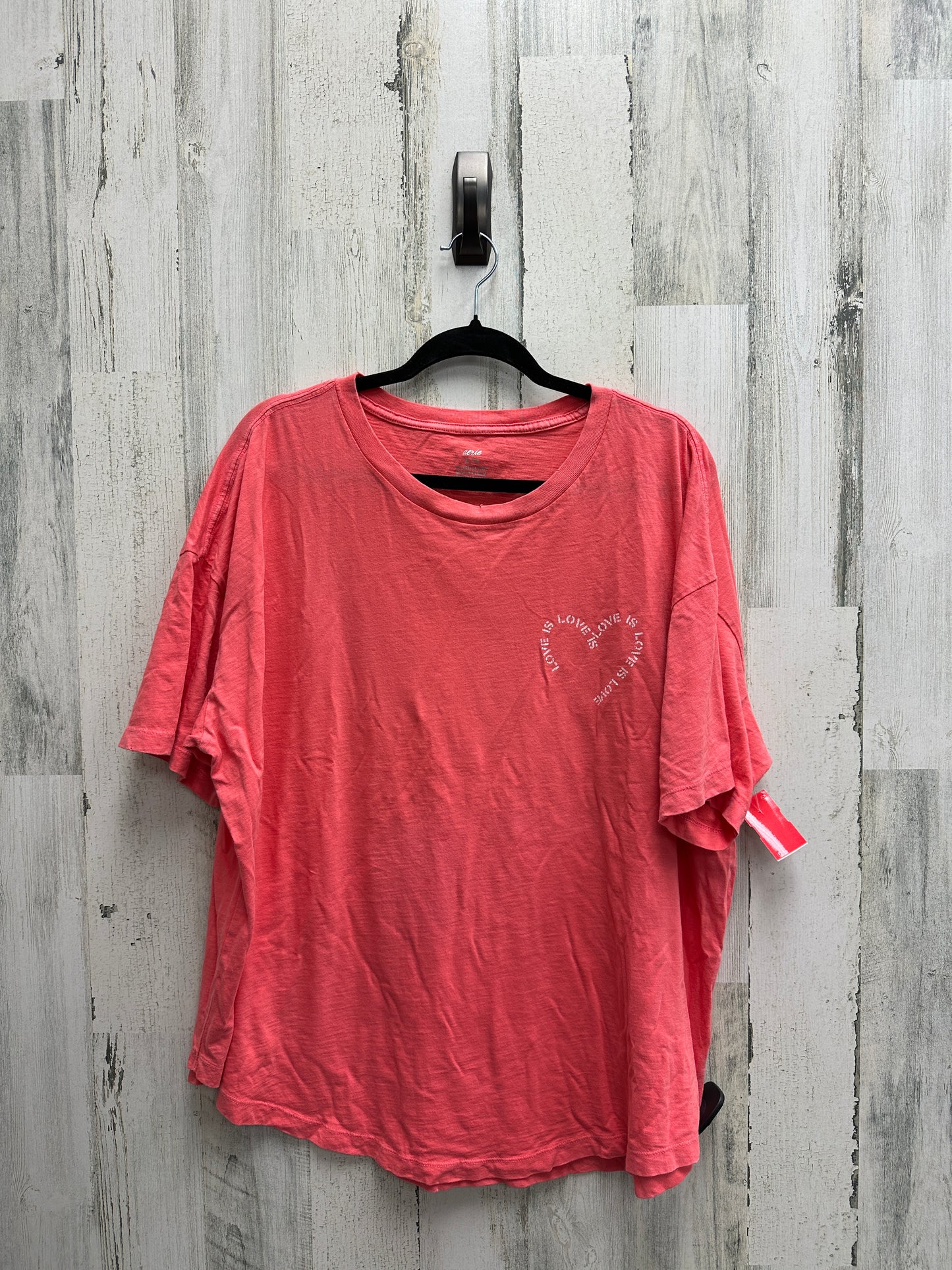 Top Short Sleeve Basic By Aerie Size: Xl