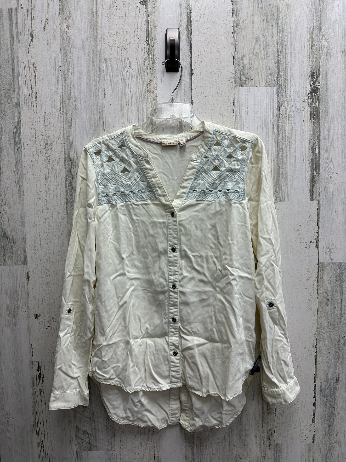 Top Long Sleeve By Holding Horses Size: M