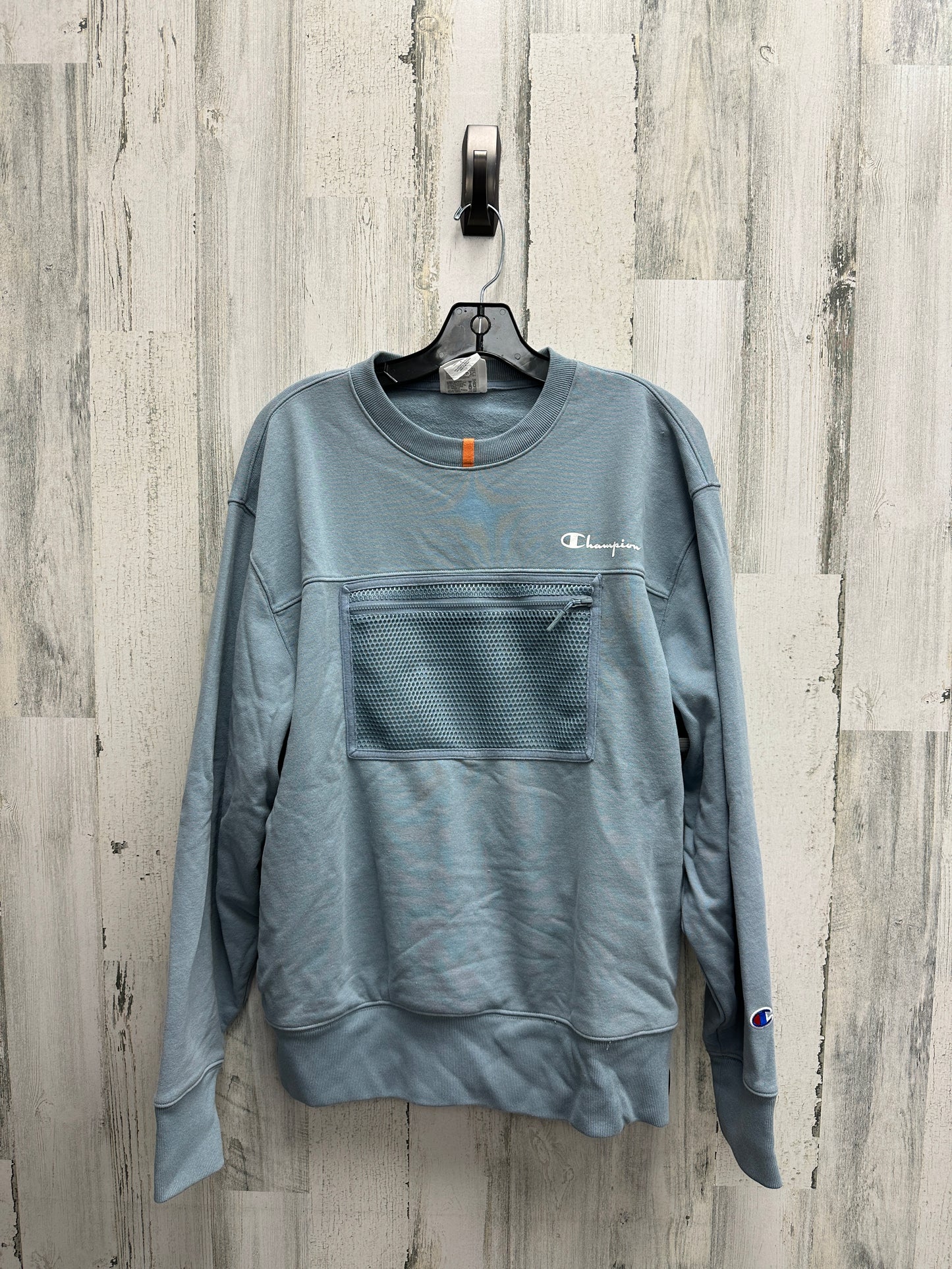 Athletic Sweatshirt Hoodie By Champion Size: L