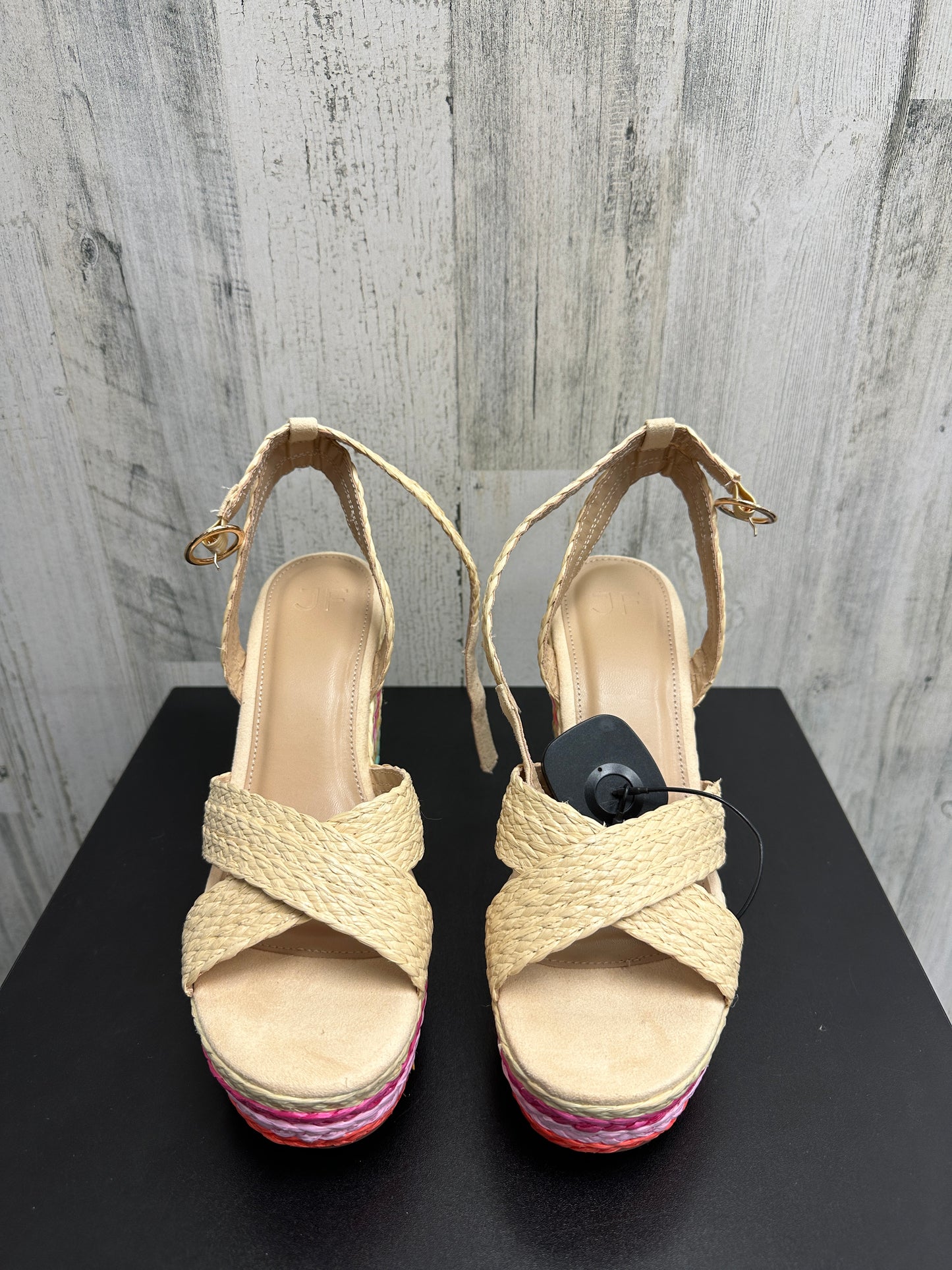 Sandals Heels Wedge By Clothes Mentor Size: 8