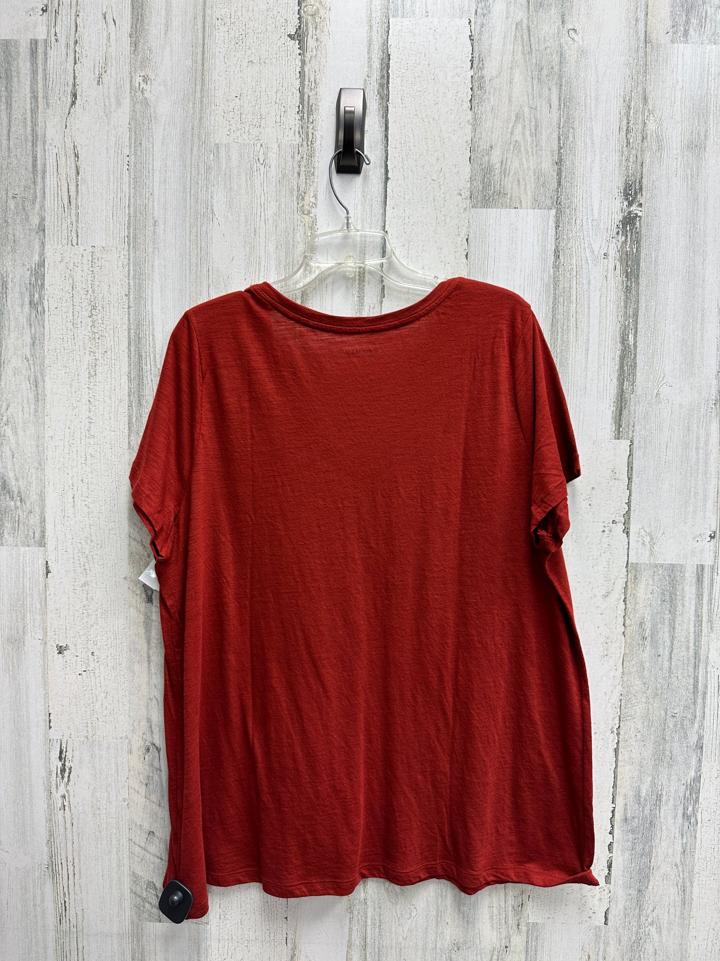 Top Short Sleeve By Ava & Viv Size: 2x