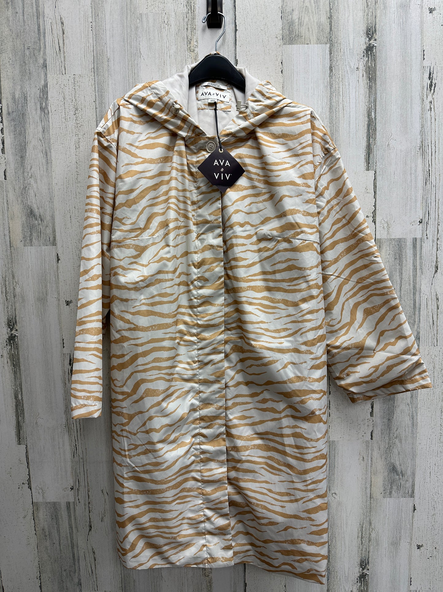 Jacket Windbreaker By Ava & Viv Size: 1x