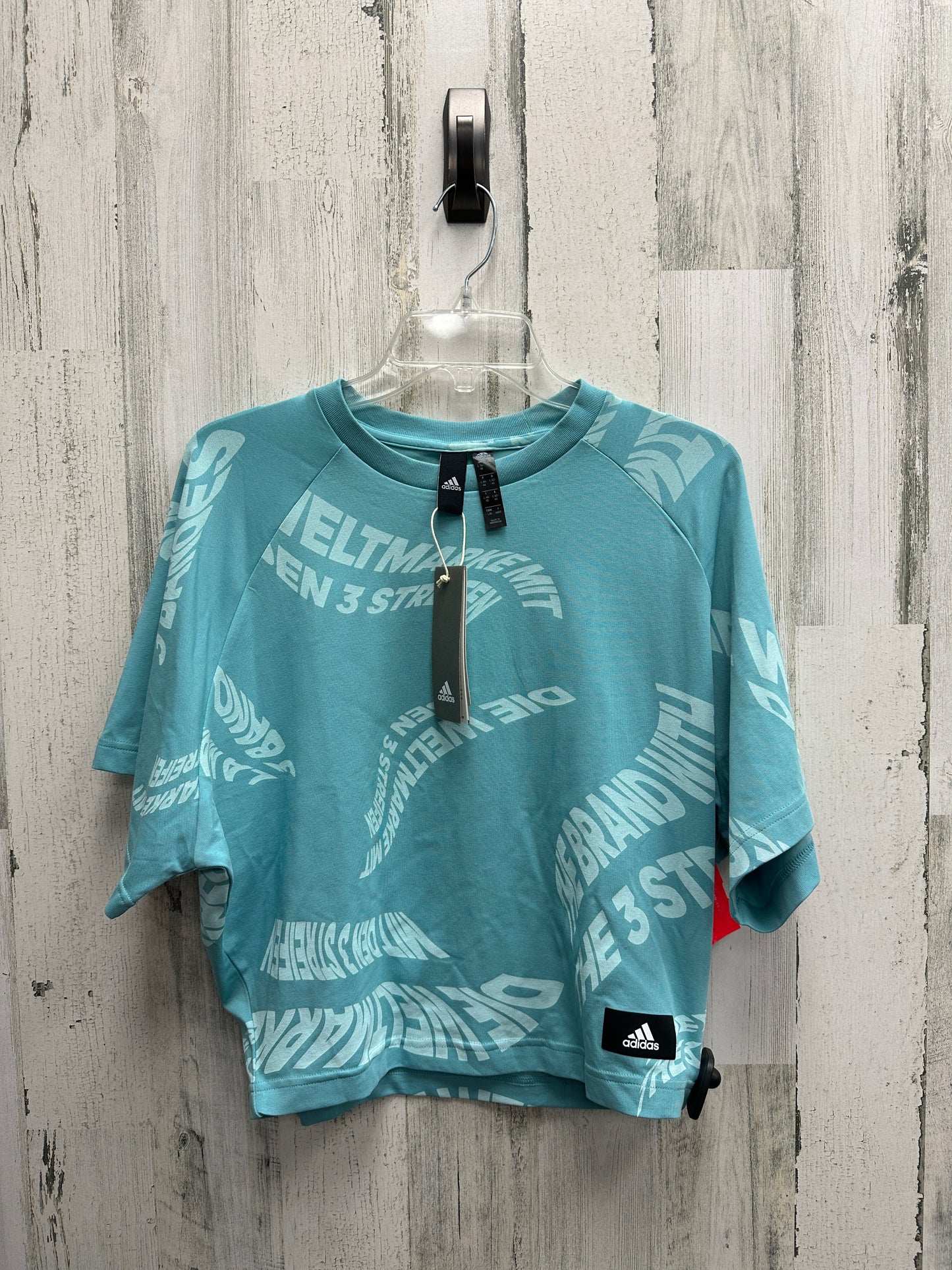 Athletic Top Short Sleeve By Adidas Size: L