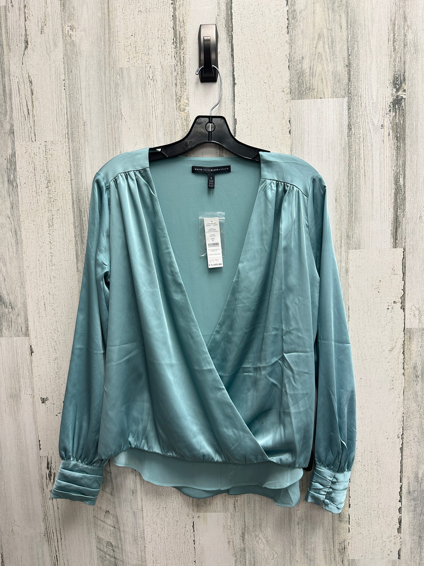 Top Long Sleeve By White House Black Market Size: S