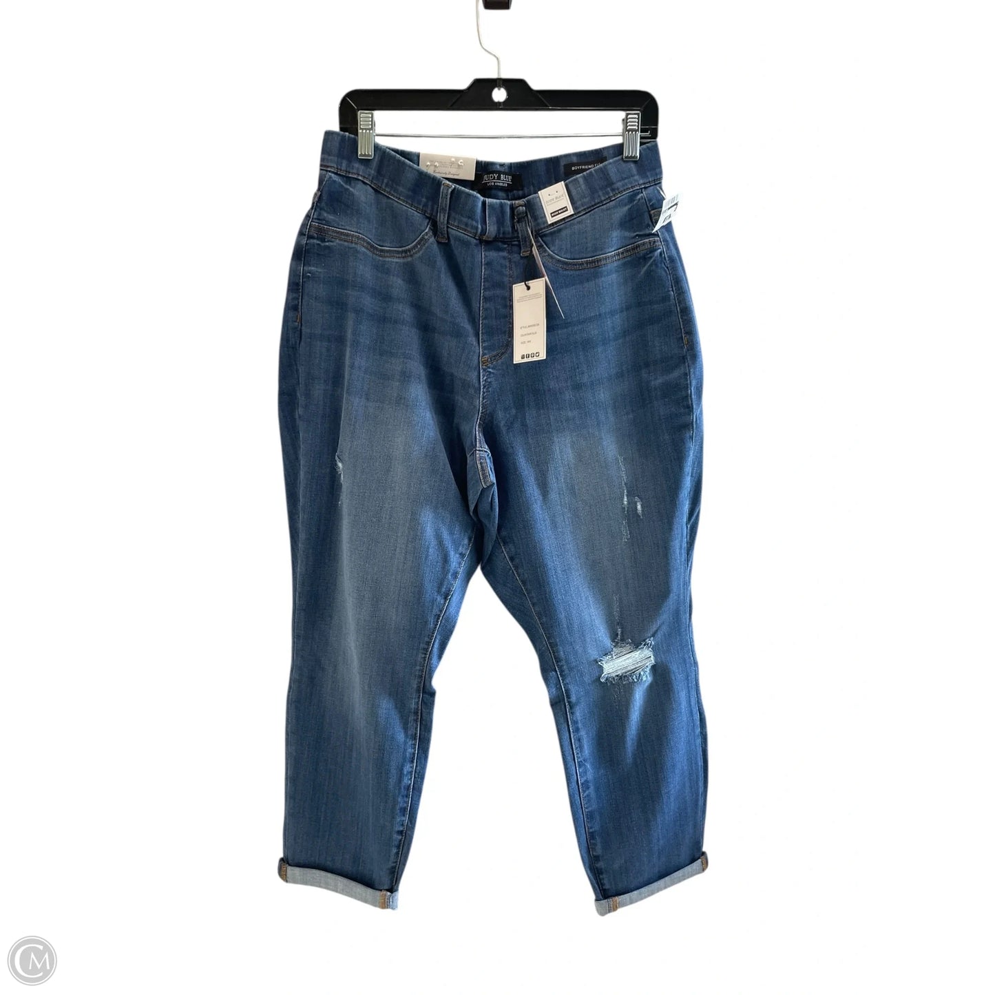 Jeans Skinny By Judy Blue In Blue Denim, Size: 16