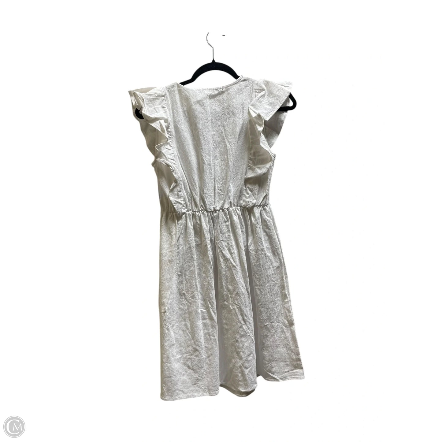 Dress Casual Short By Clothes Mentor In White, Size: M