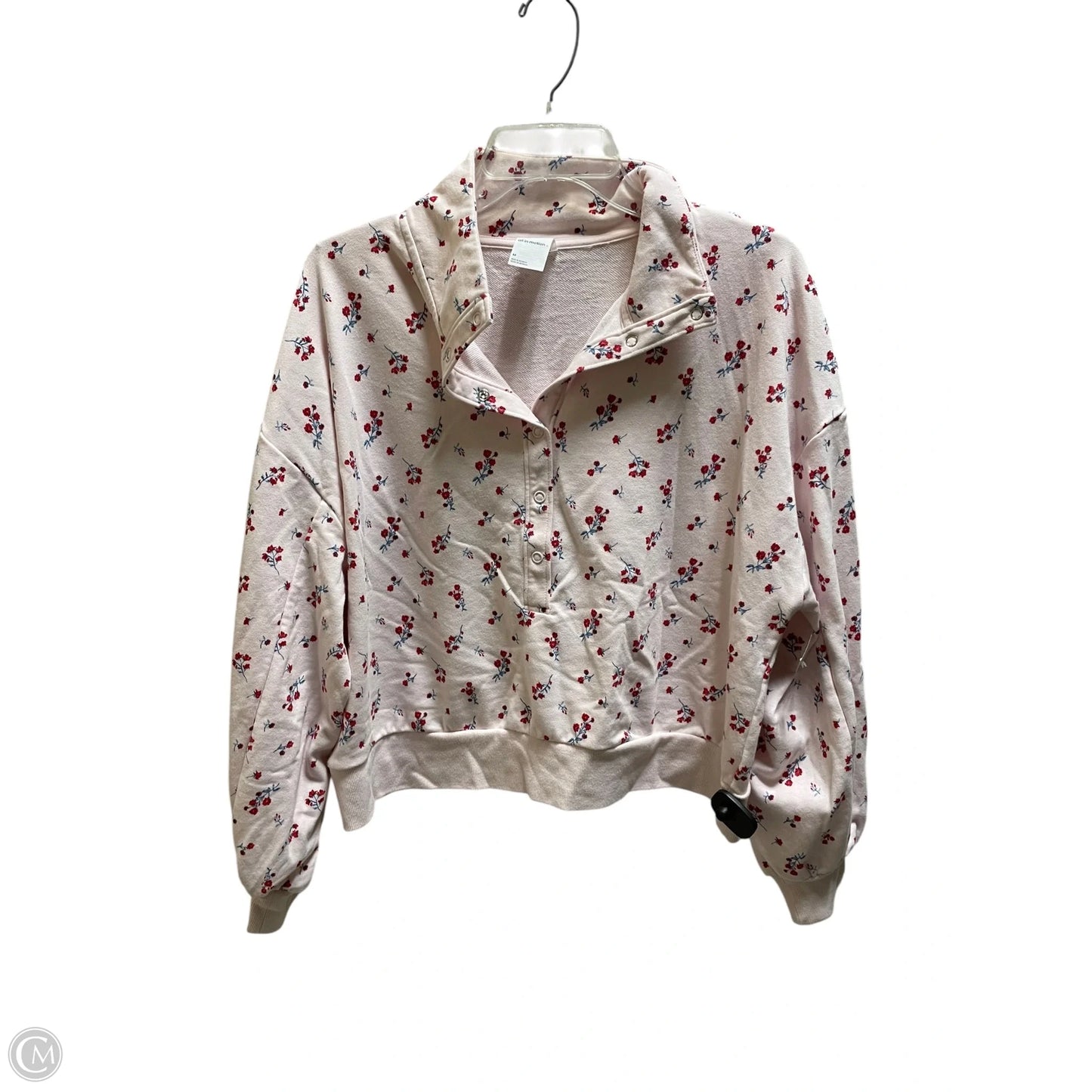 Athletic Sweatshirt Collar By All In Motion In Floral Print, Size: M