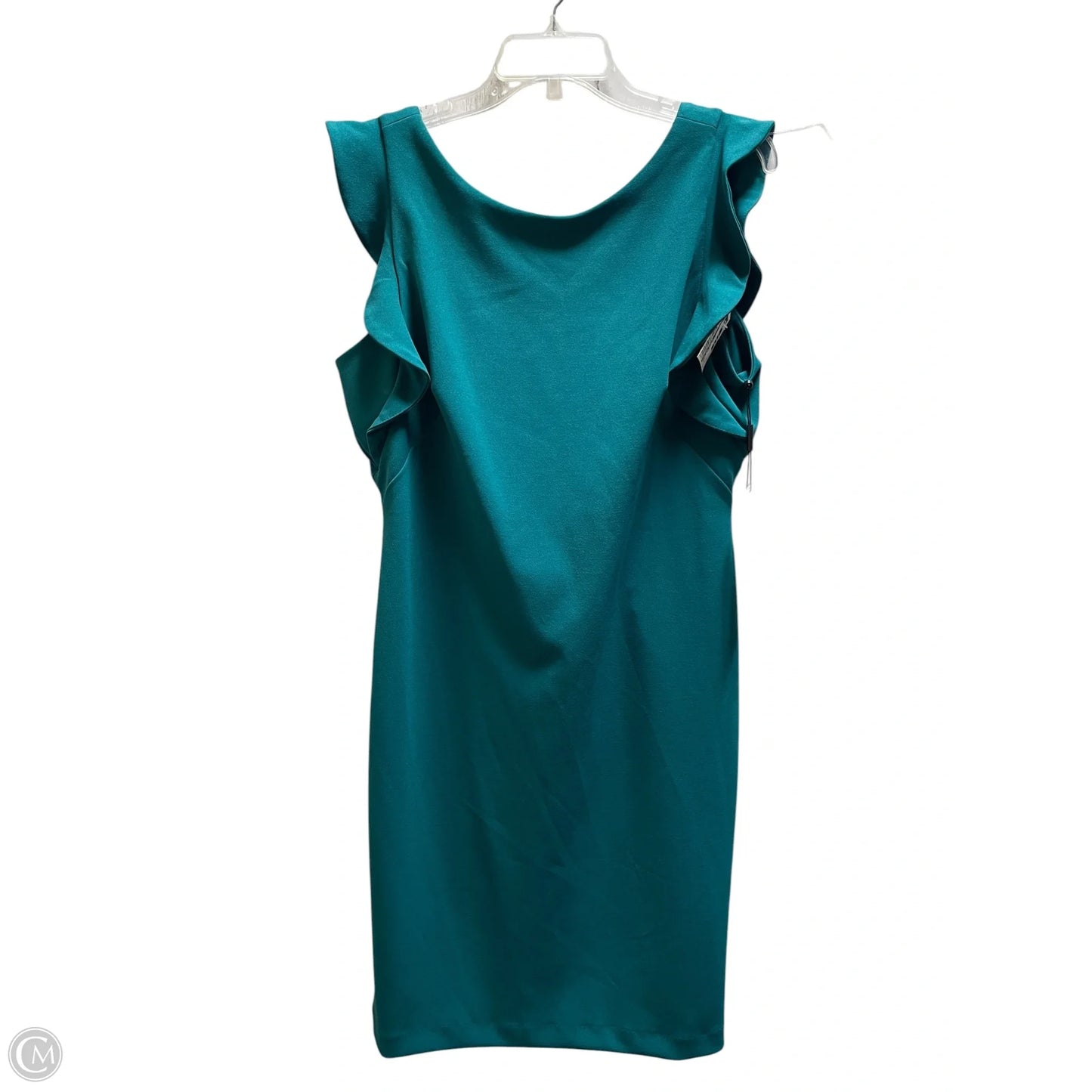 Dress Party Short By Calvin Klein In Teal, Size: 12