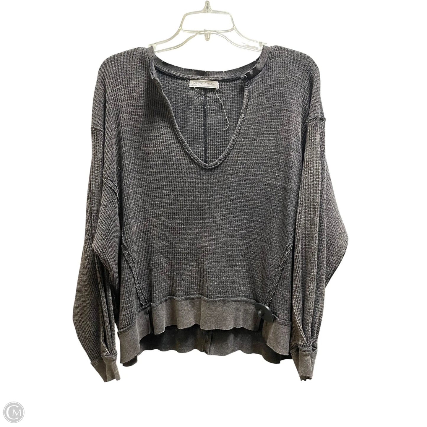 Top Long Sleeve By We The Free In Grey, Size: Xs