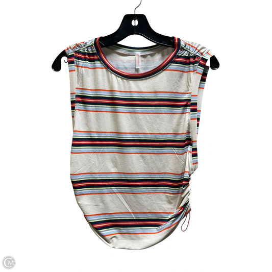 Athletic Tank Top By Free People In Striped Pattern, Size: S